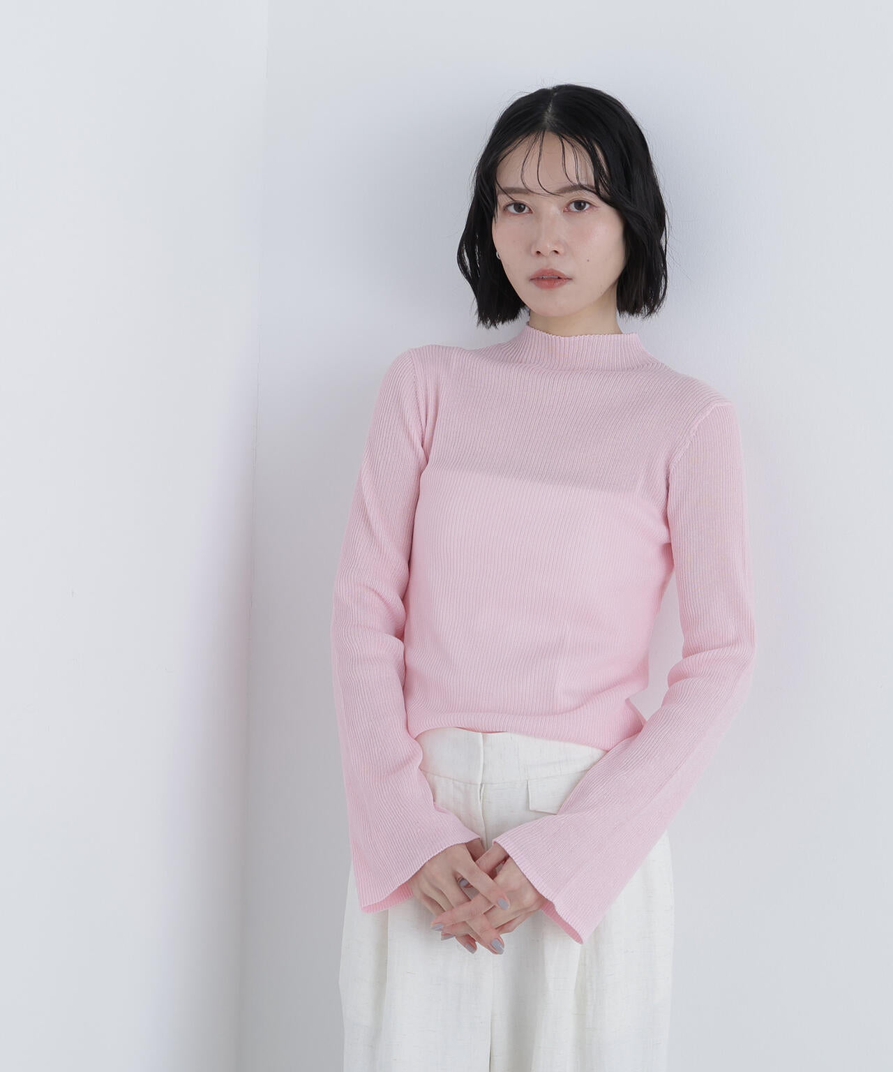 シアーリブニット