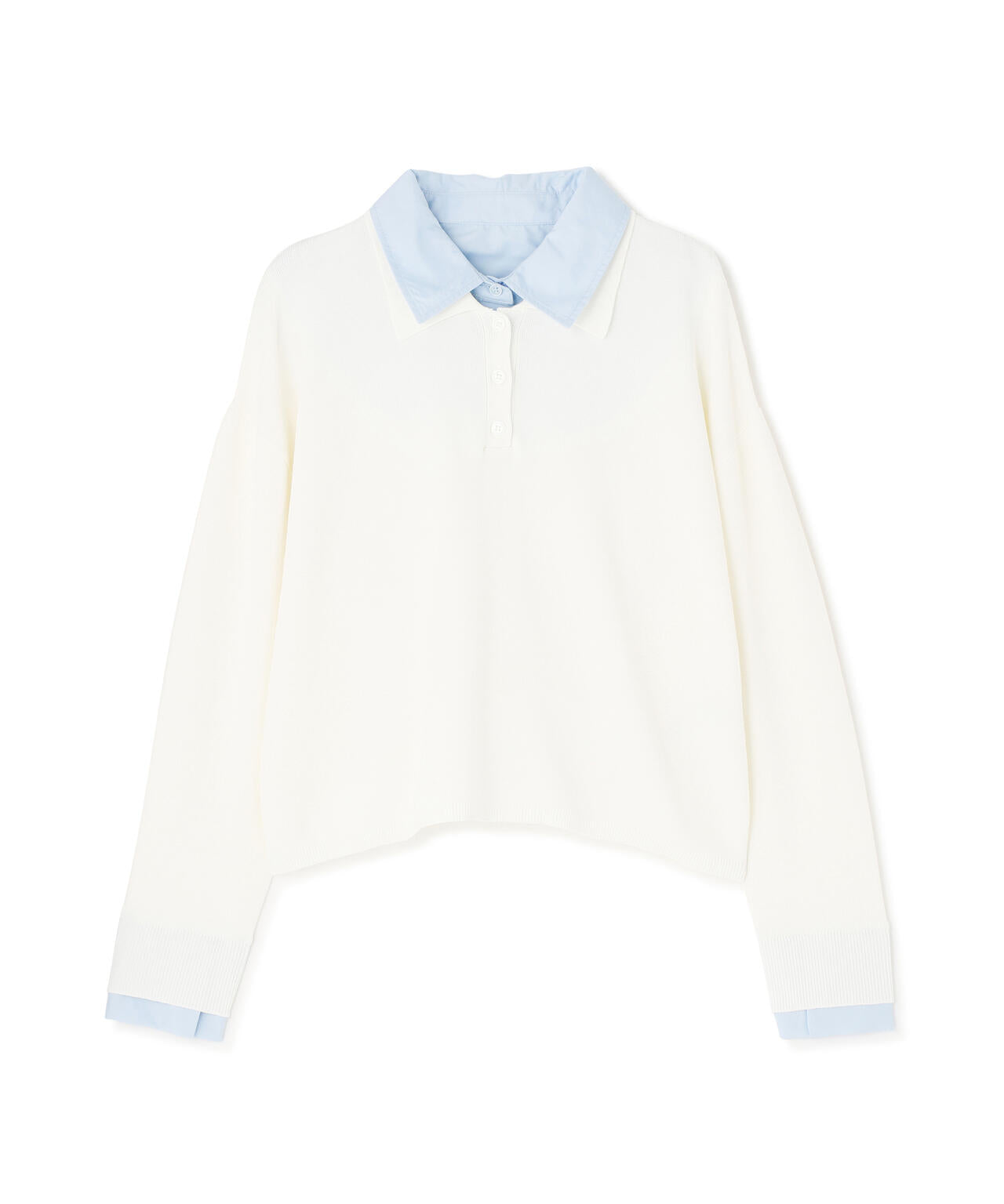 シャツレイヤードニット | N. Natural Beauty Basic*（エヌ ナチュラル