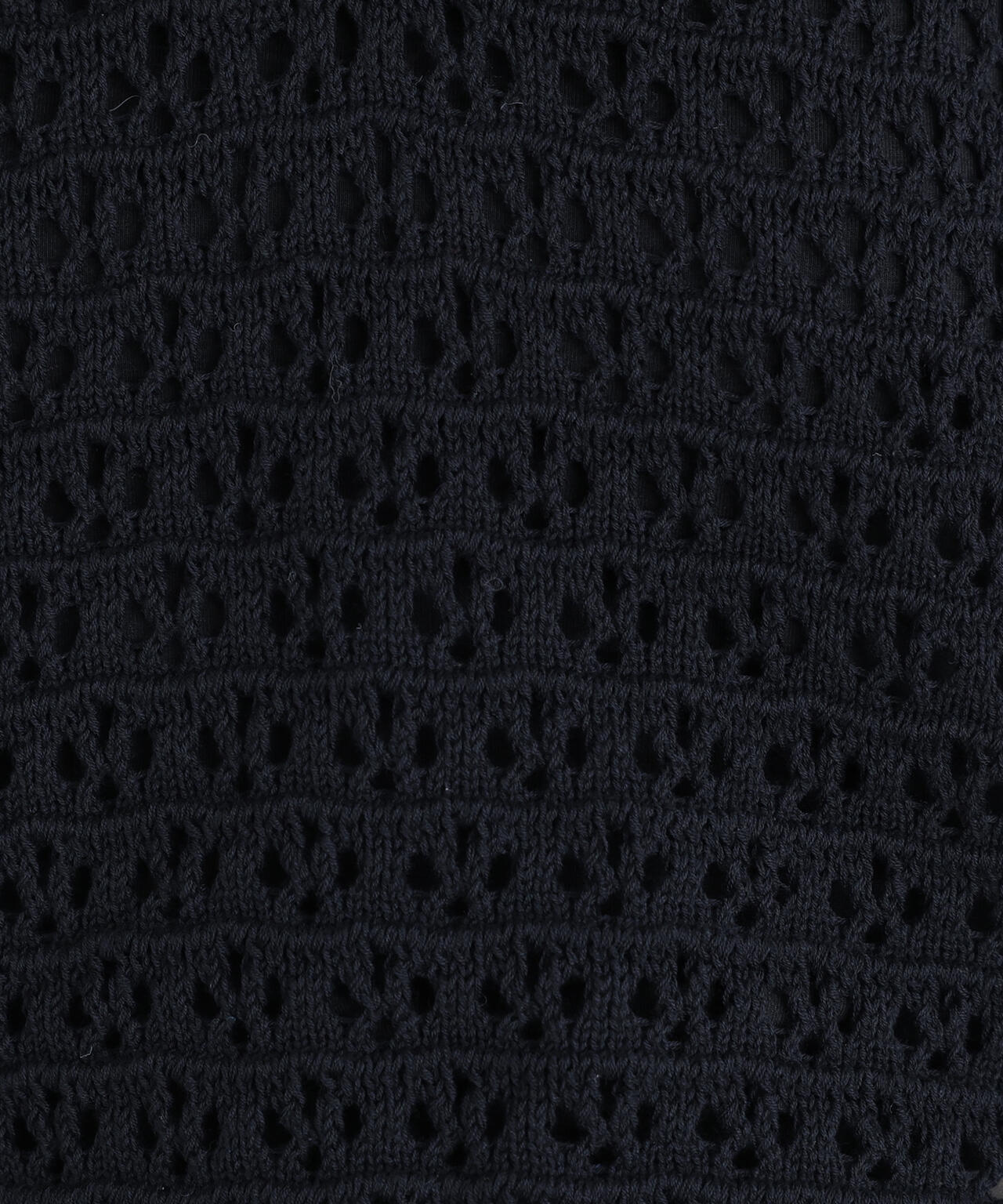 透かし編みポロニット