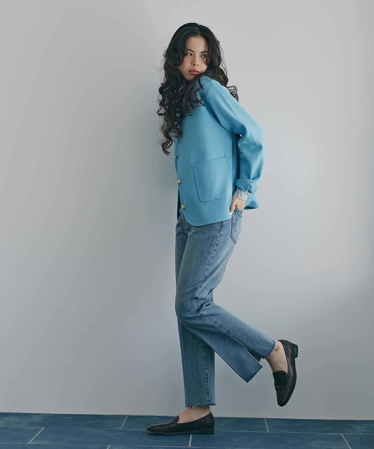 ゴールドボタンニットカーディガン | N. Natural Beauty Basic*（エヌ