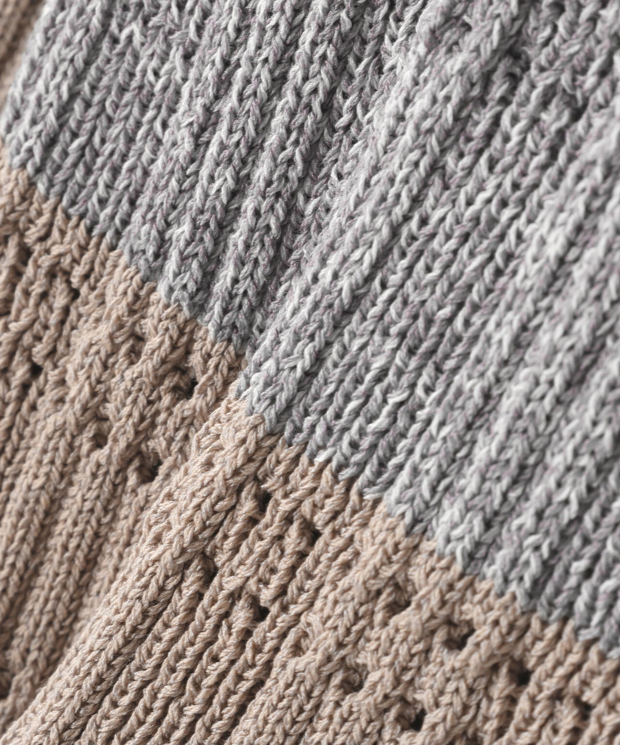 マルチカラーニットカーディガン