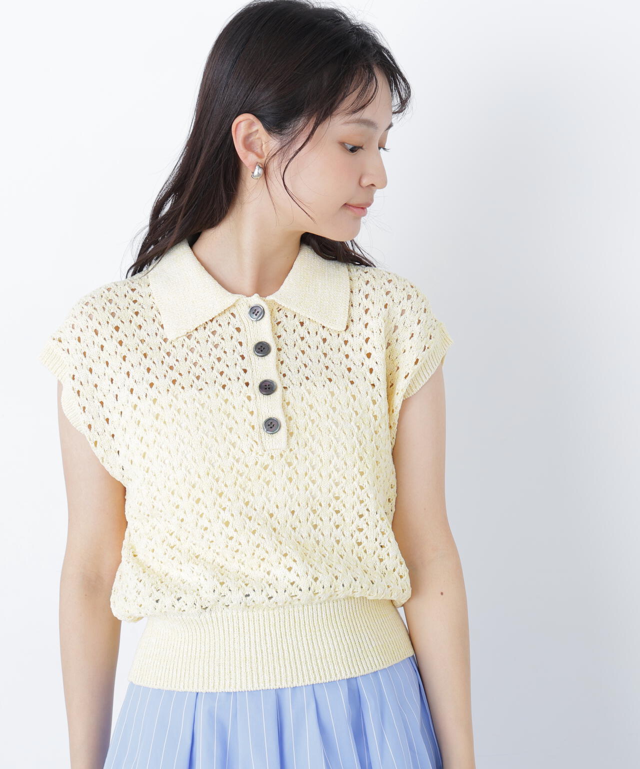 メランジニットポロニット | N. Natural Beauty Basic*（エヌ