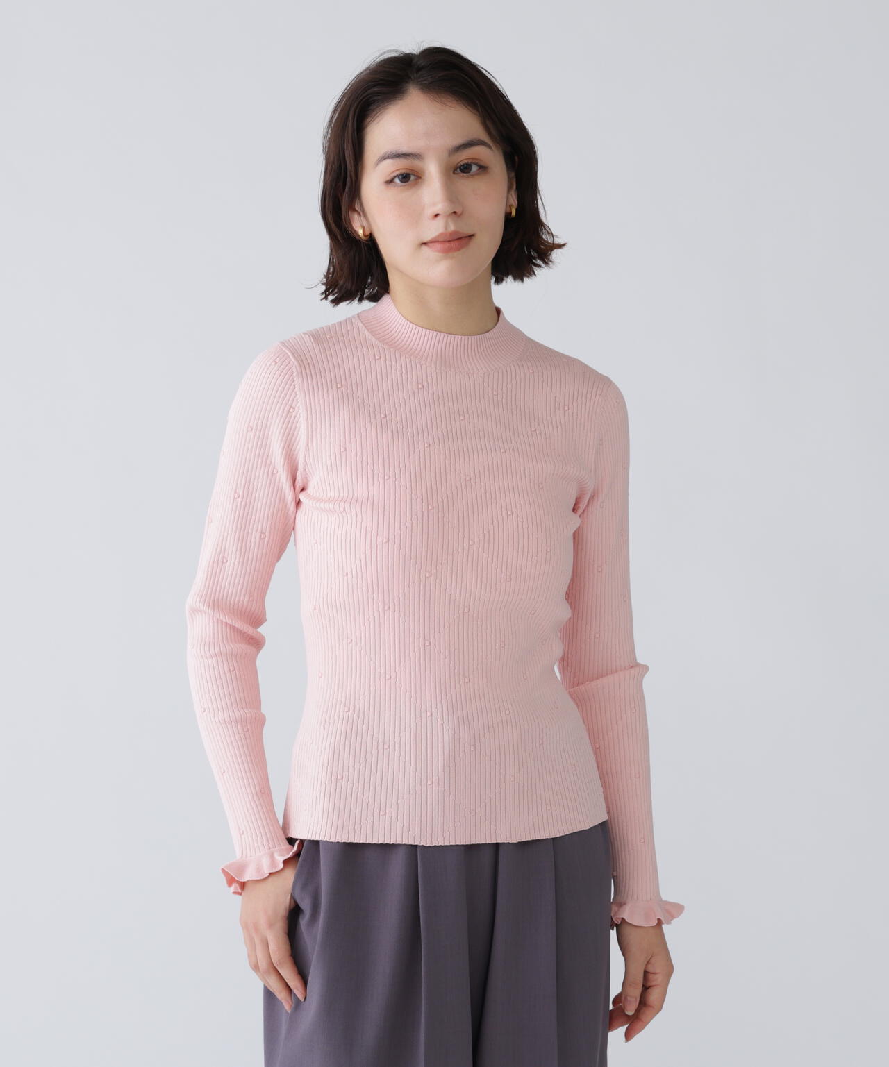 好きを着て気分が上がる】ドットジャガードニット | NAVYNAVY 好きを着て気分が上がる】ドットジャガードニット | NAVYNAVY