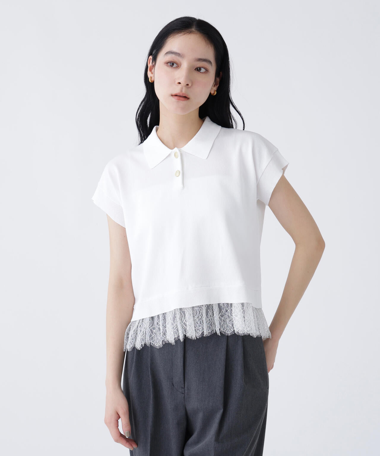 168cm B81cm W60cm H89cm 着用サイズ：FR