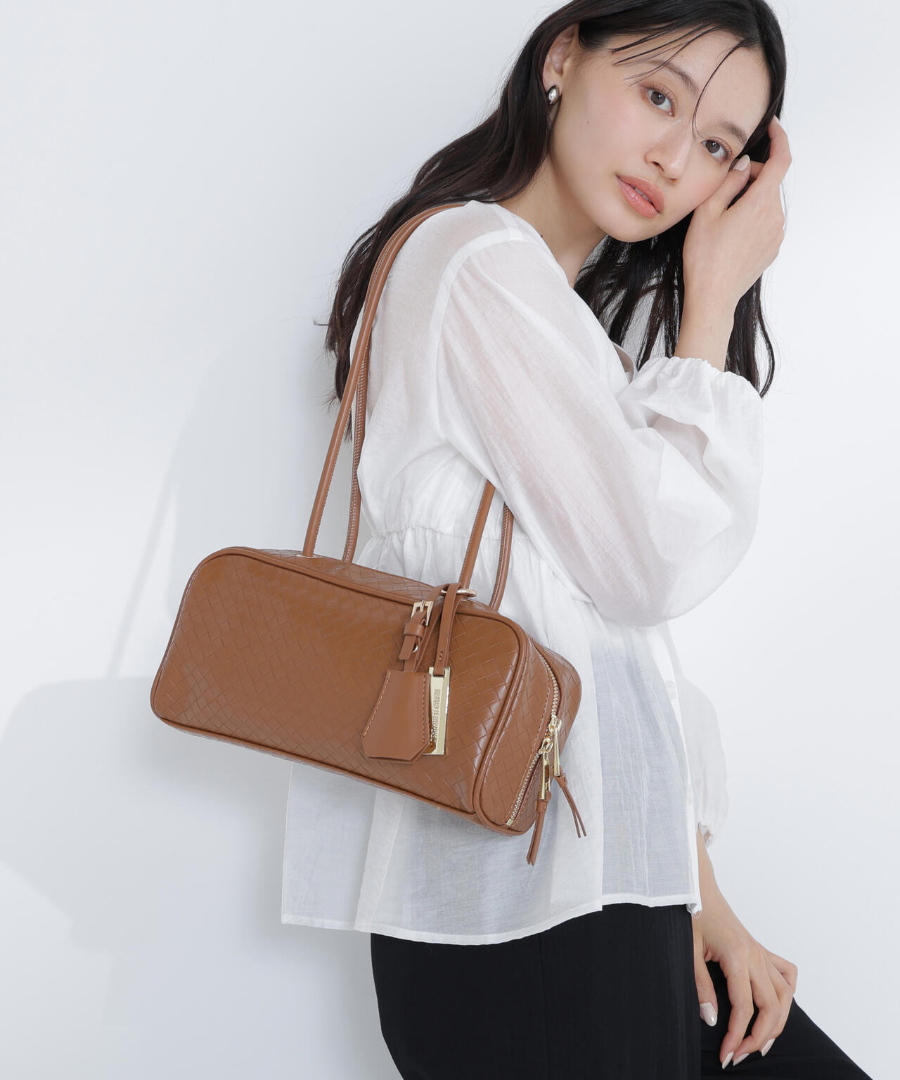 メッシュエンボスワイドボストンバッグ | NATURAL BEAUTY BASIC