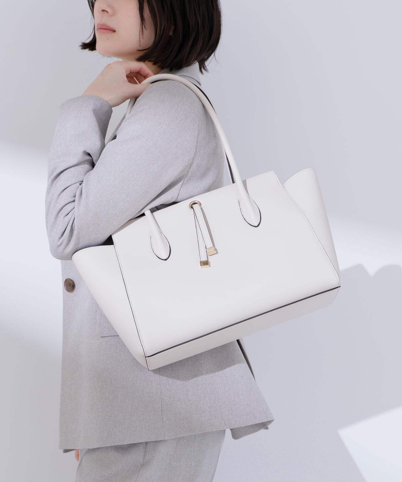 バトーシェイプトートバッグ | NATURAL BEAUTY BASIC（ナチュラル