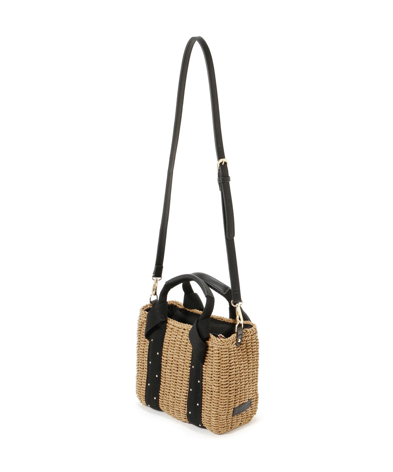 メタルドットペーパーバスケットバッグ