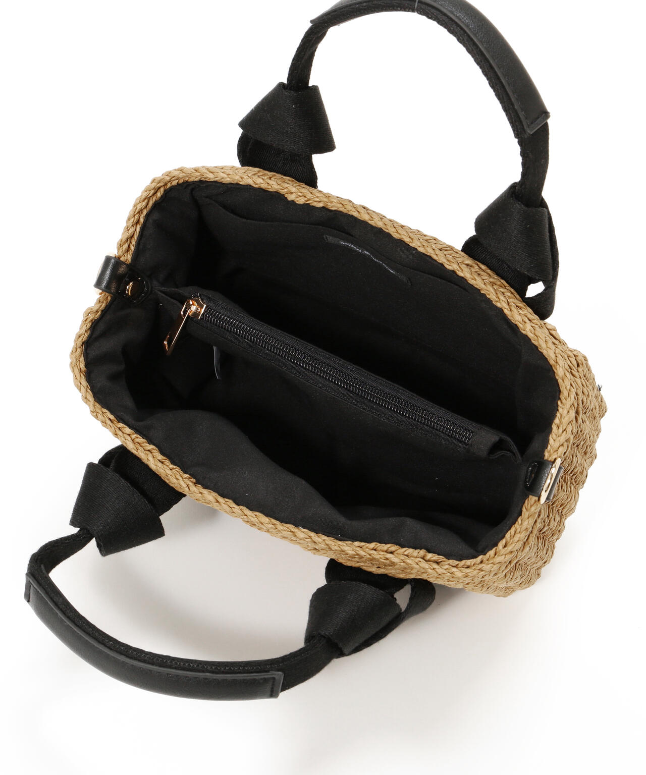 メタルドットペーパーバスケットバッグ