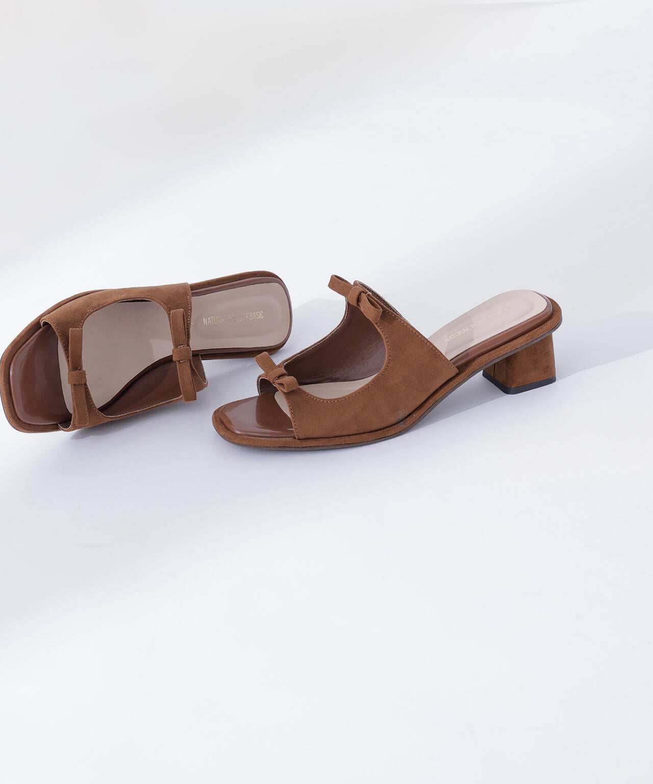 【FUDGE5月号掲載】ダブルリボンミュール