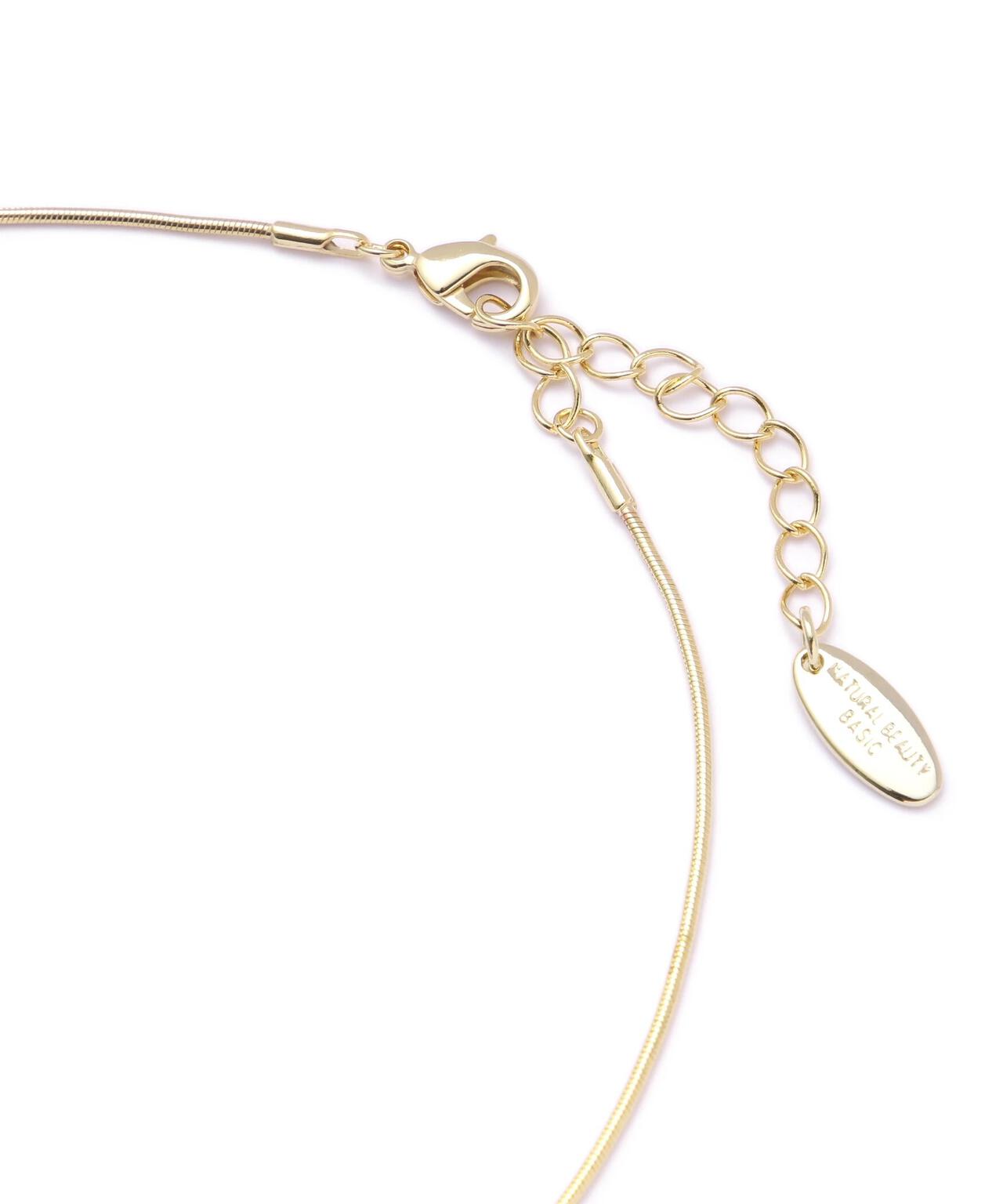 パールラリエットミディネックレス