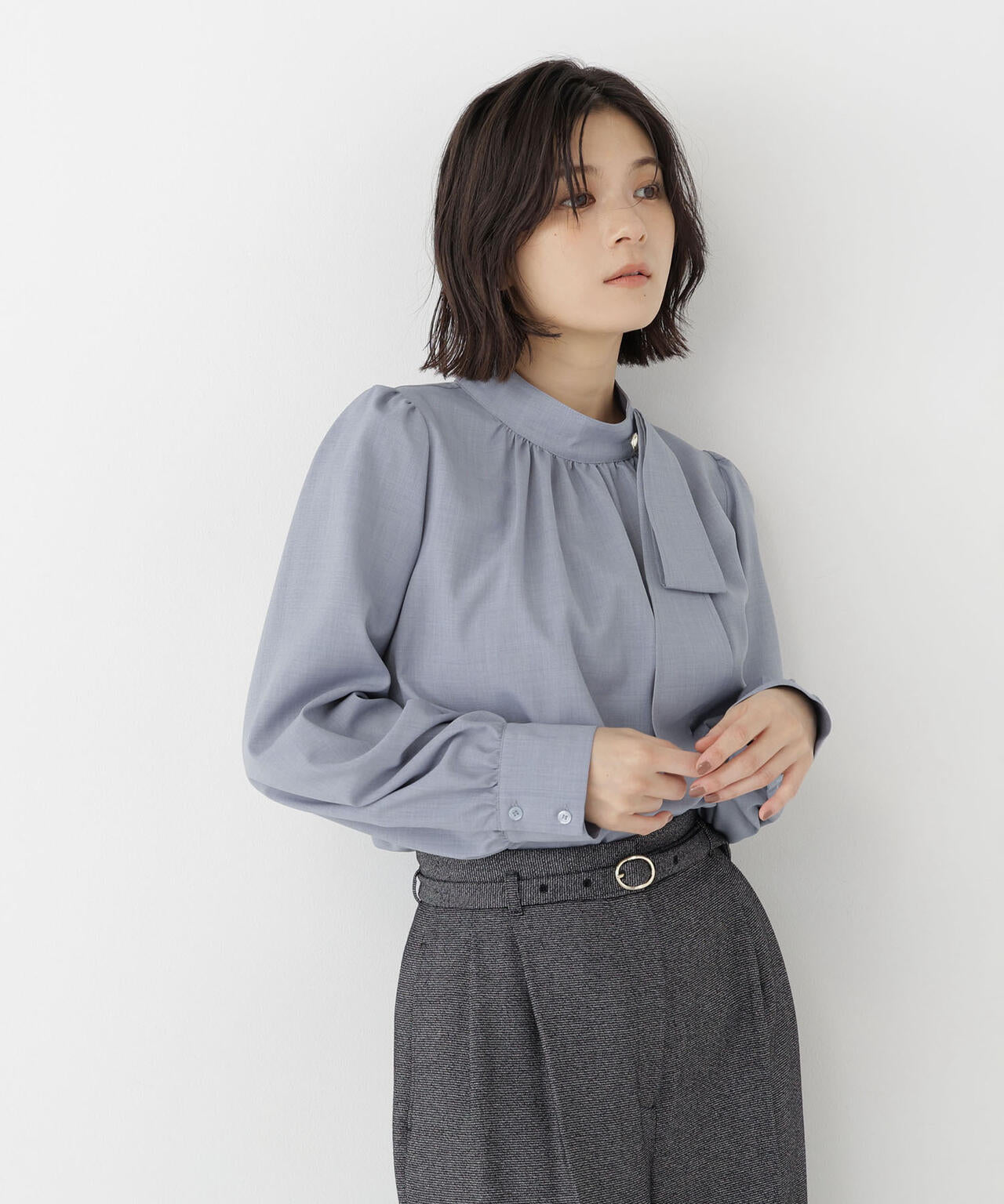 サイドタイブラウス | NATURAL BEAUTY BASIC（ナチュラルビューティー