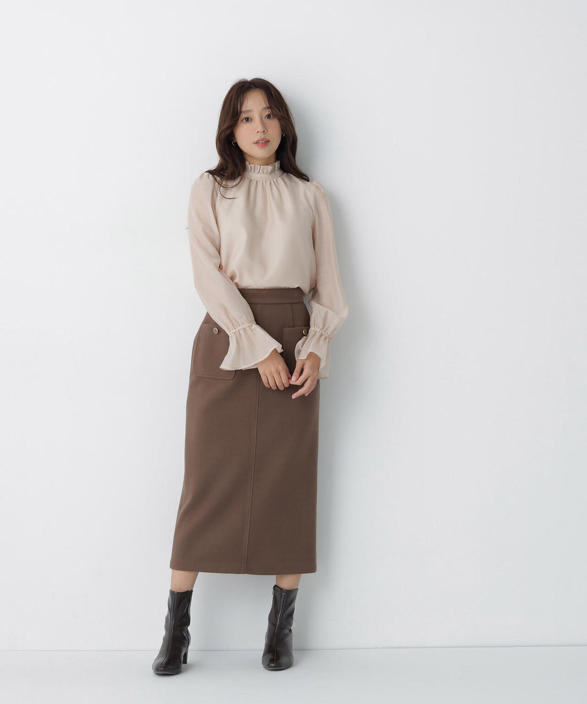 165.5cm 着用サイズ：FR