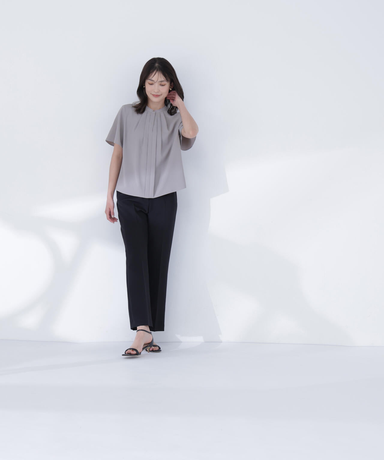 フロントタックブラウス半袖 | NATURAL BEAUTY BASIC（ナチュラル