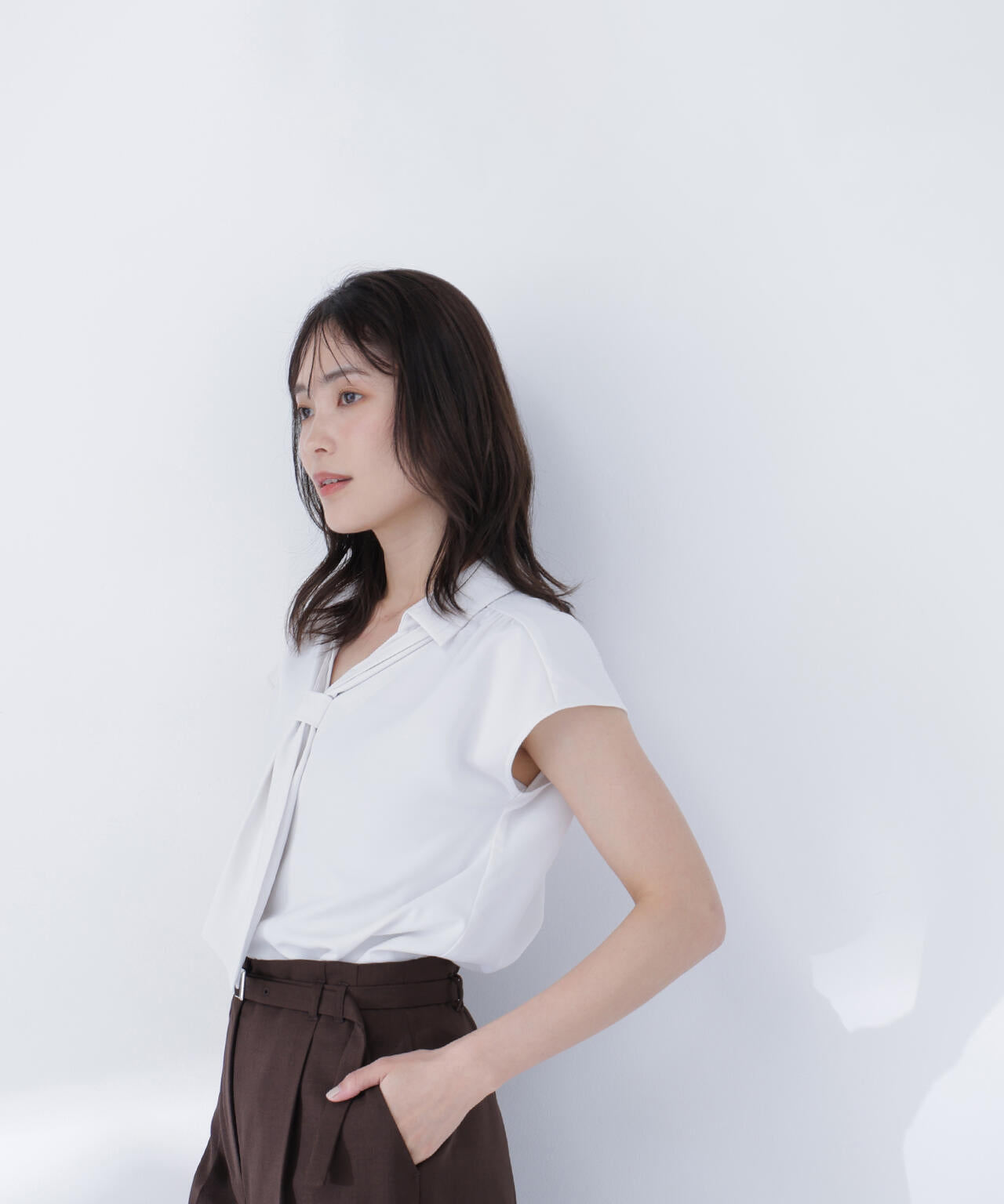 スキッパータイブラウス | NATURAL BEAUTY BASIC（ナチュラル