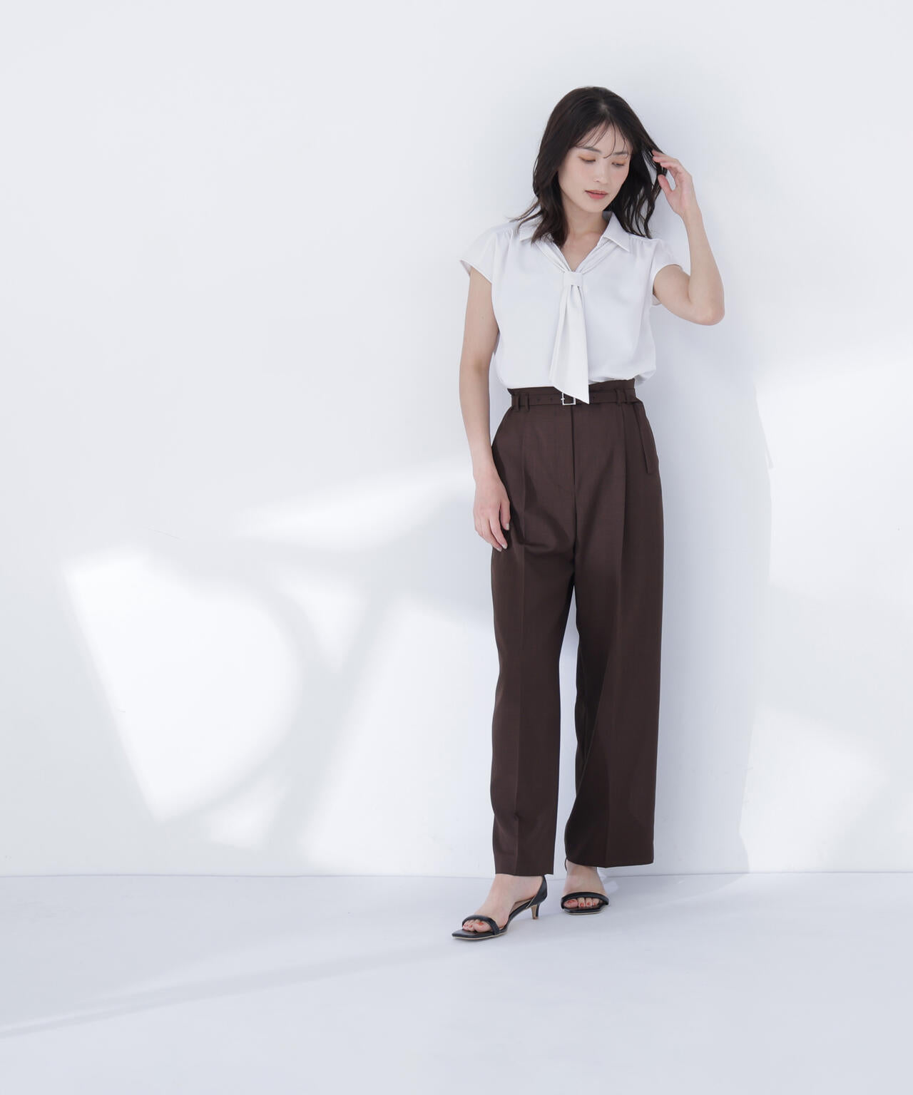 スキッパータイブラウス | NATURAL BEAUTY BASIC（ナチュラル