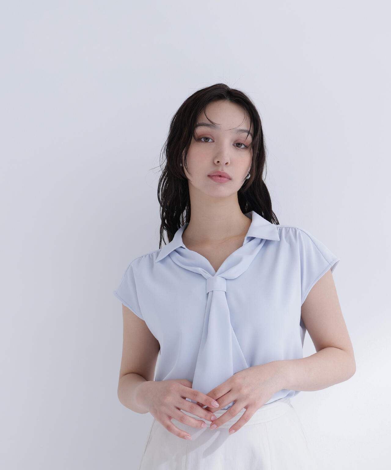 スキッパータイブラウス | NATURAL BEAUTY BASIC（ナチュラル