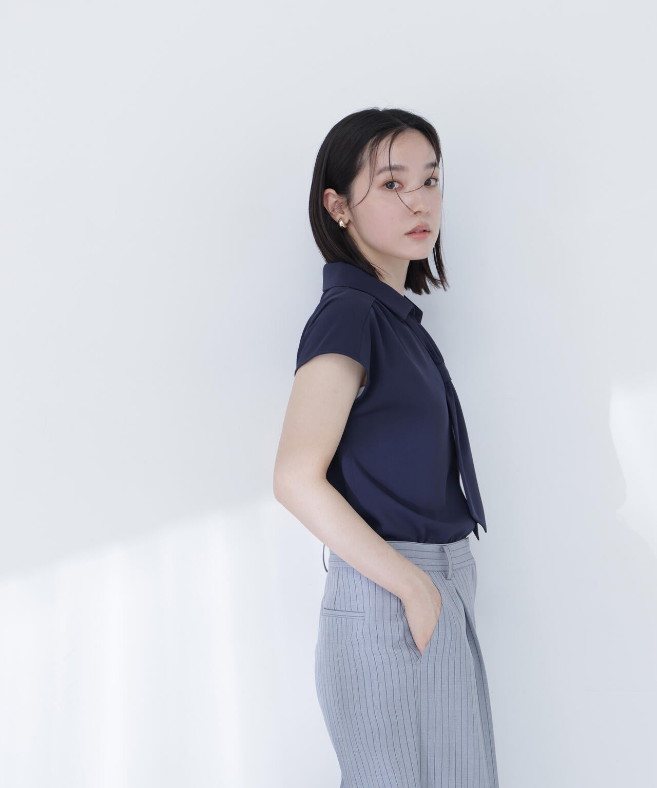 スキッパータイブラウス | NATURAL BEAUTY BASIC（ナチュラル