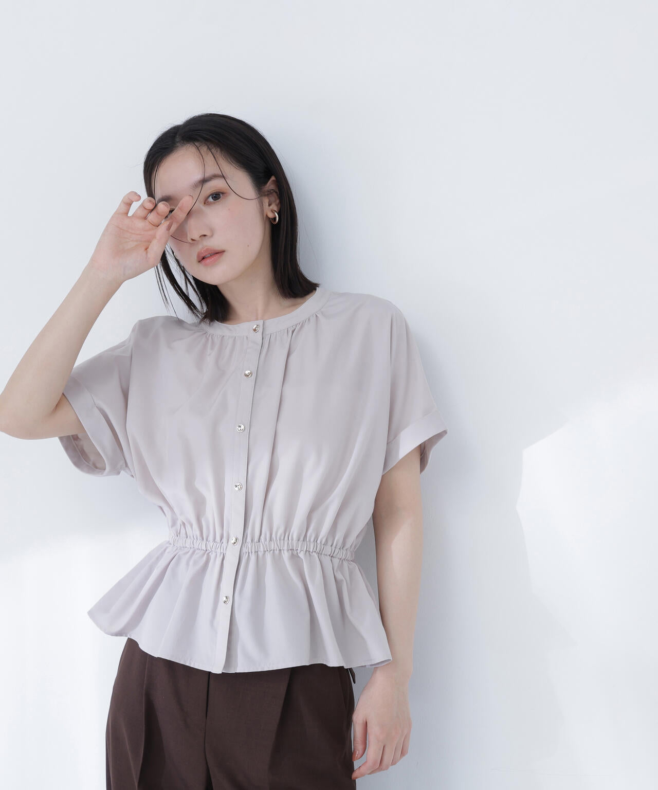 ちょうど、いい服＞きゅっとふわっと。全部盛りブラウス | NATURAL