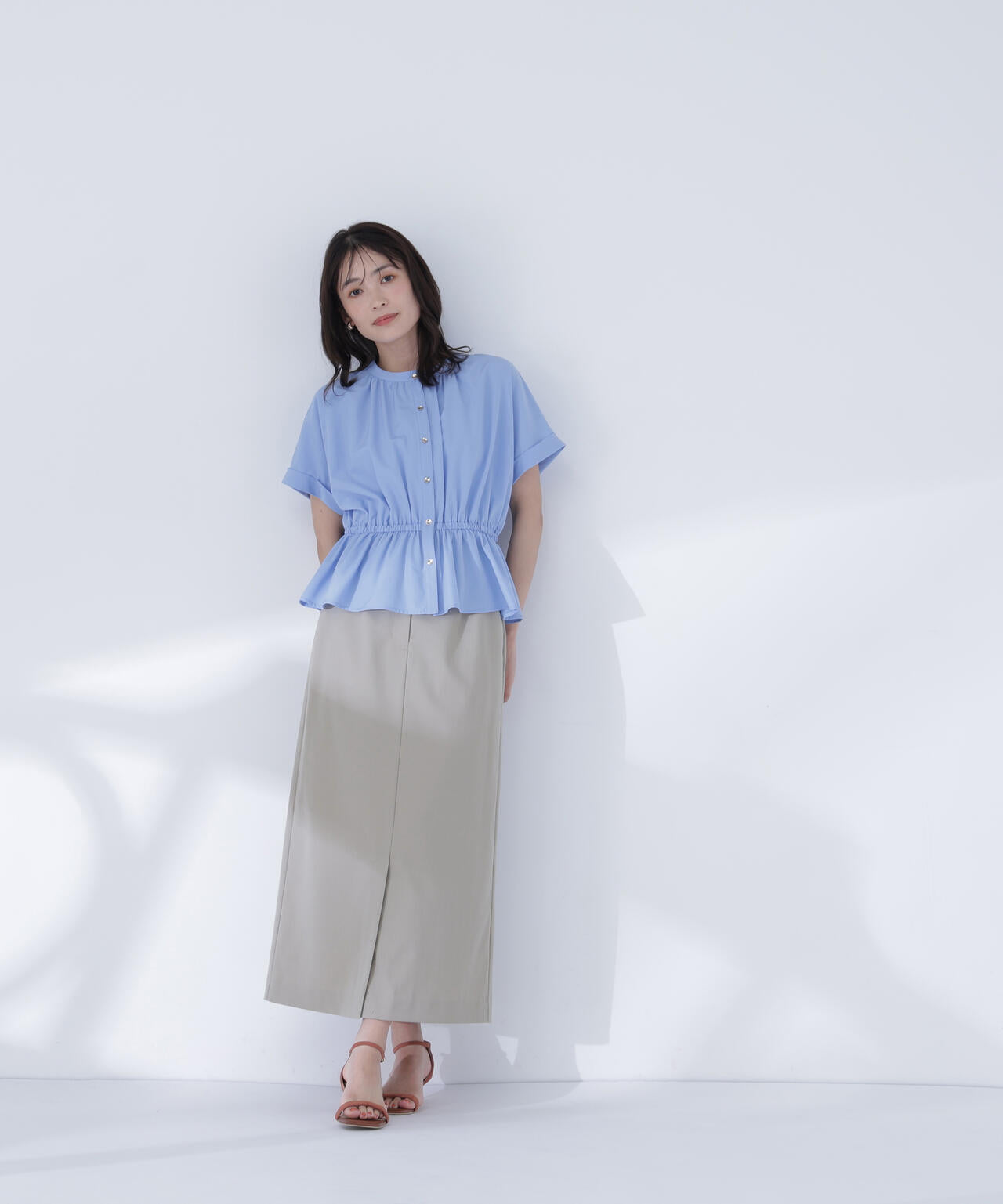 ちょうど、いい服＞きゅっとふわっと。全部盛りブラウス | NATURAL