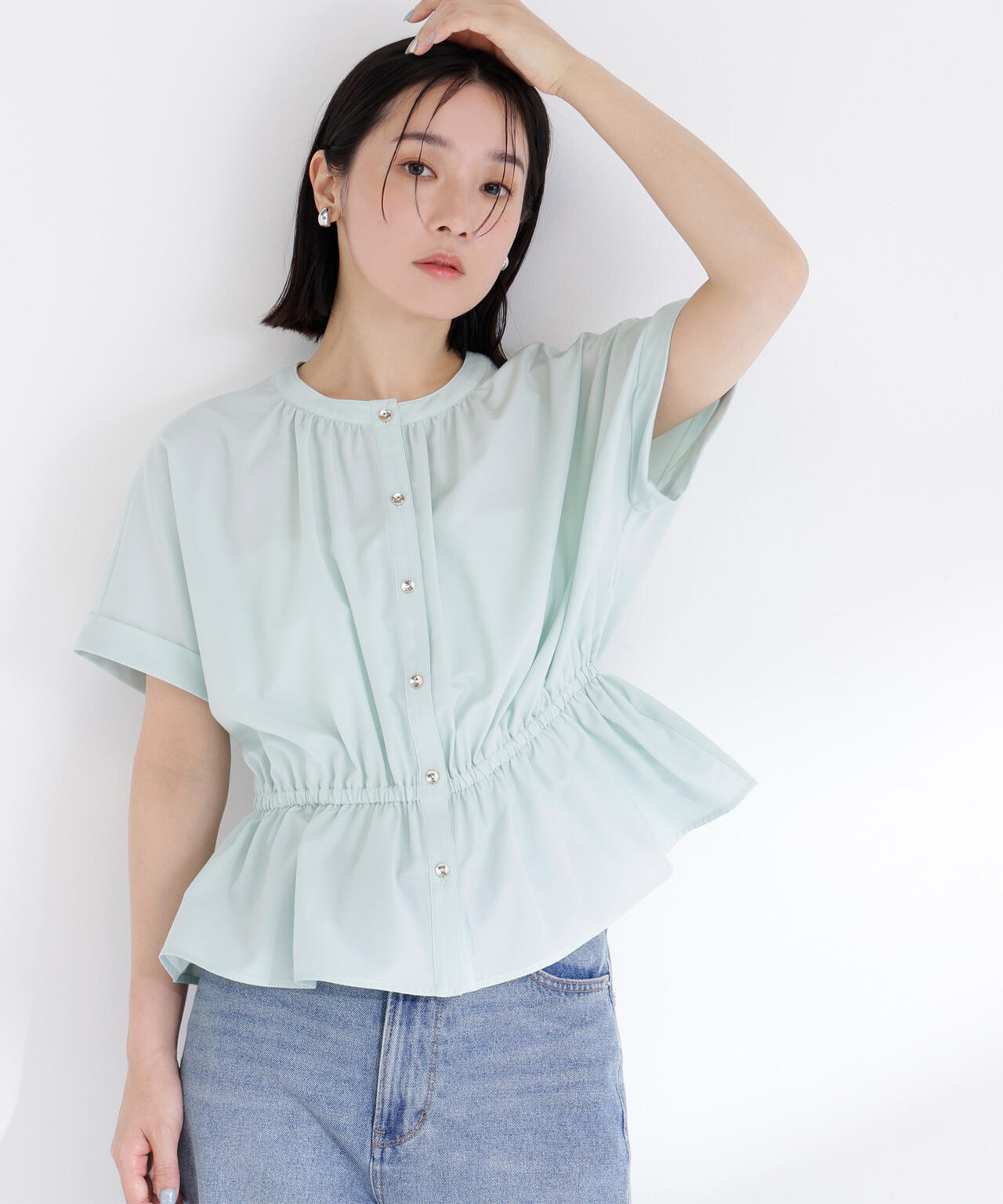 ちょうど、いい服＞きゅっとふわっと。全部盛りブラウス | NATURAL