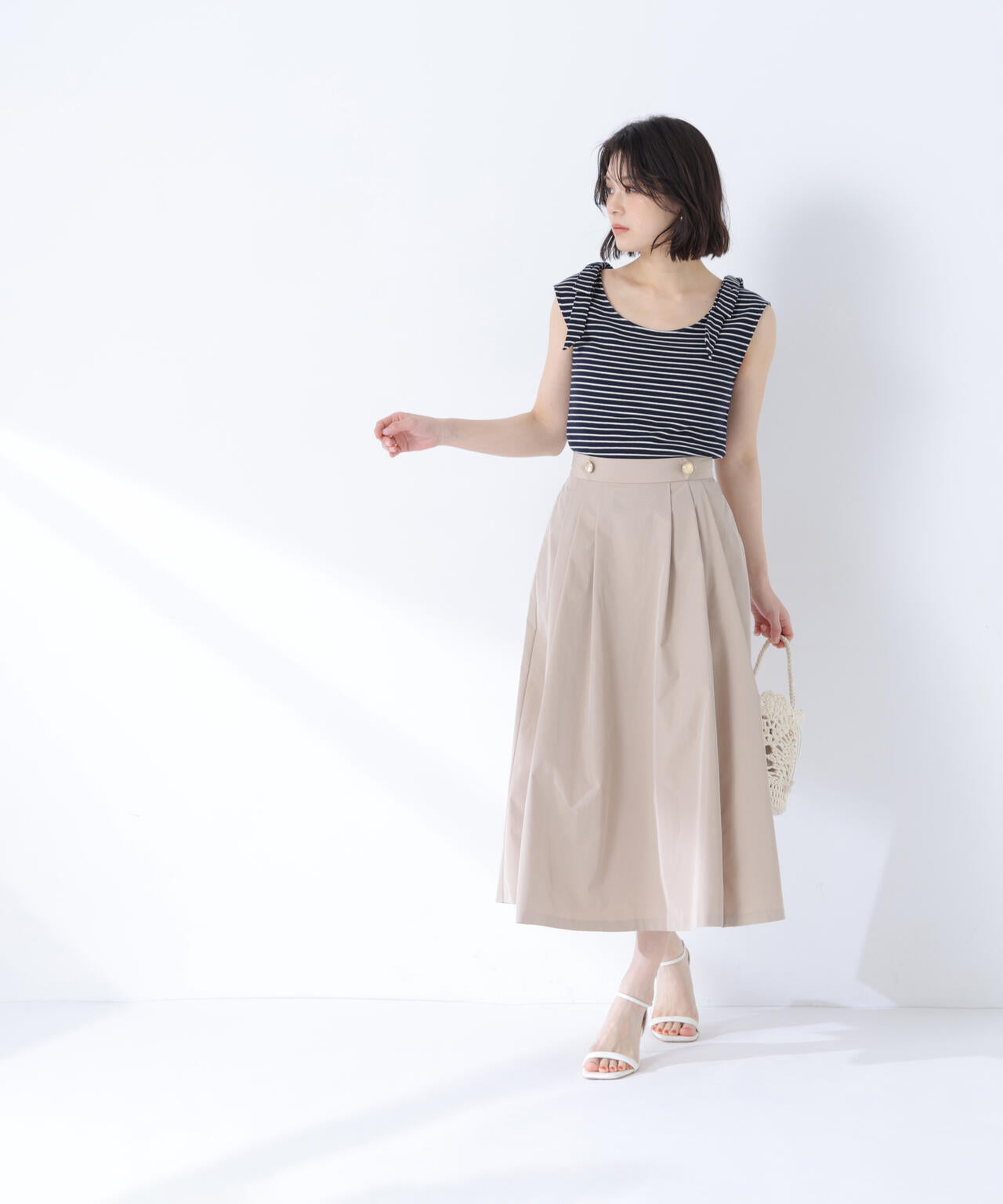 撥水マリンフレアスカート | NATURAL BEAUTY BASIC（ナチュラル