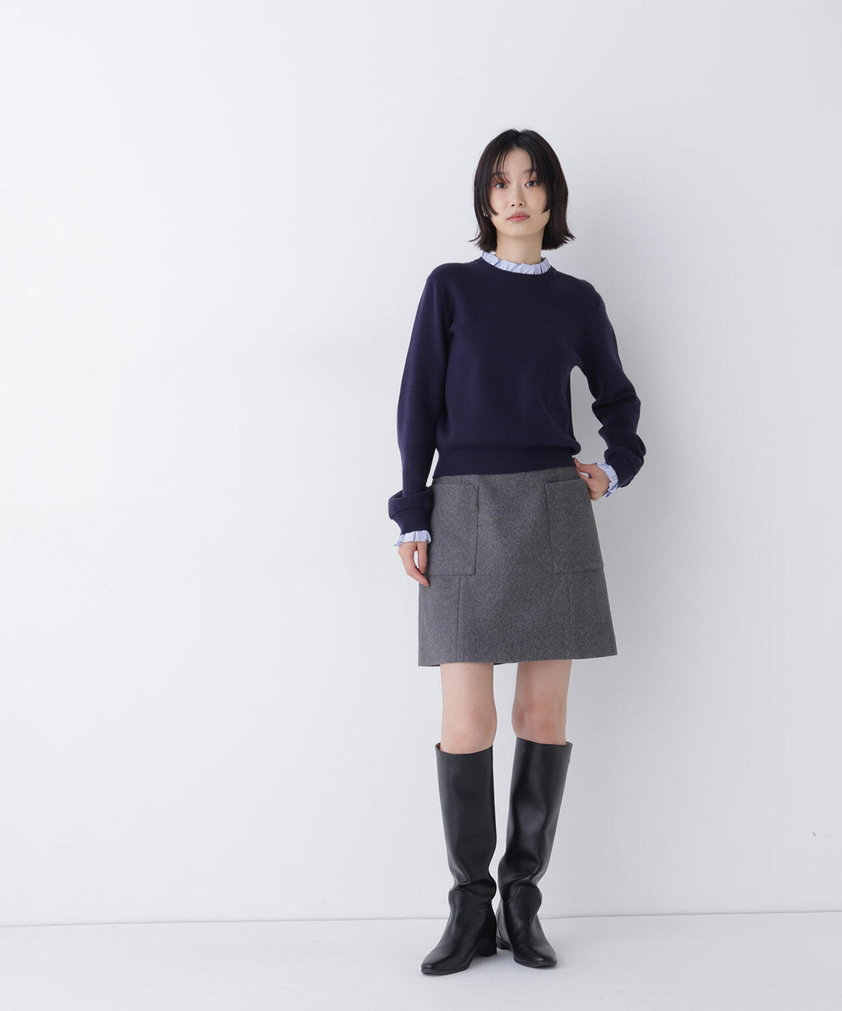 163cm  着用サイズ：M
