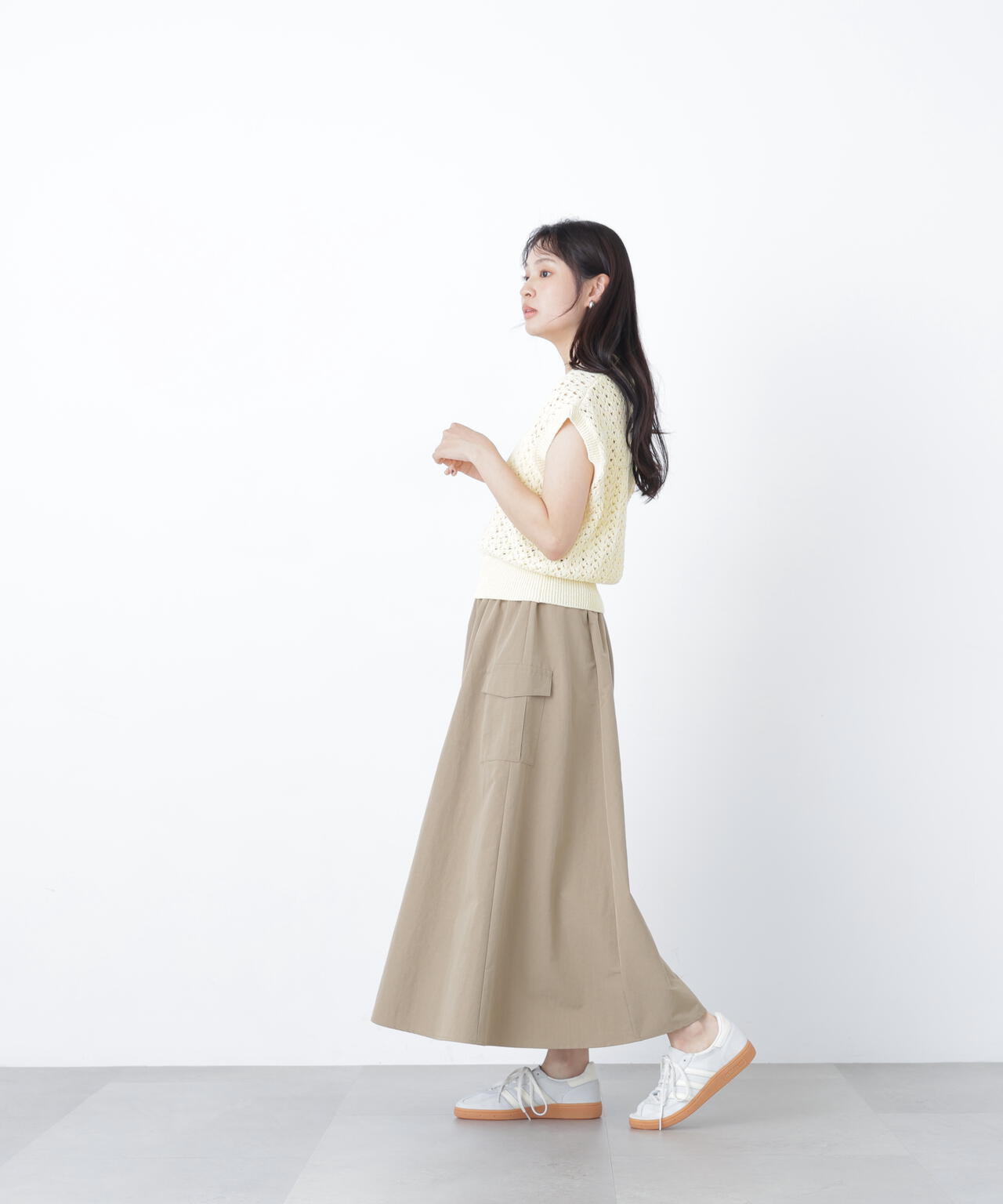 ANEW スカート ワークディテールフレアスカート | N. Natural Beauty Basic*（エヌ