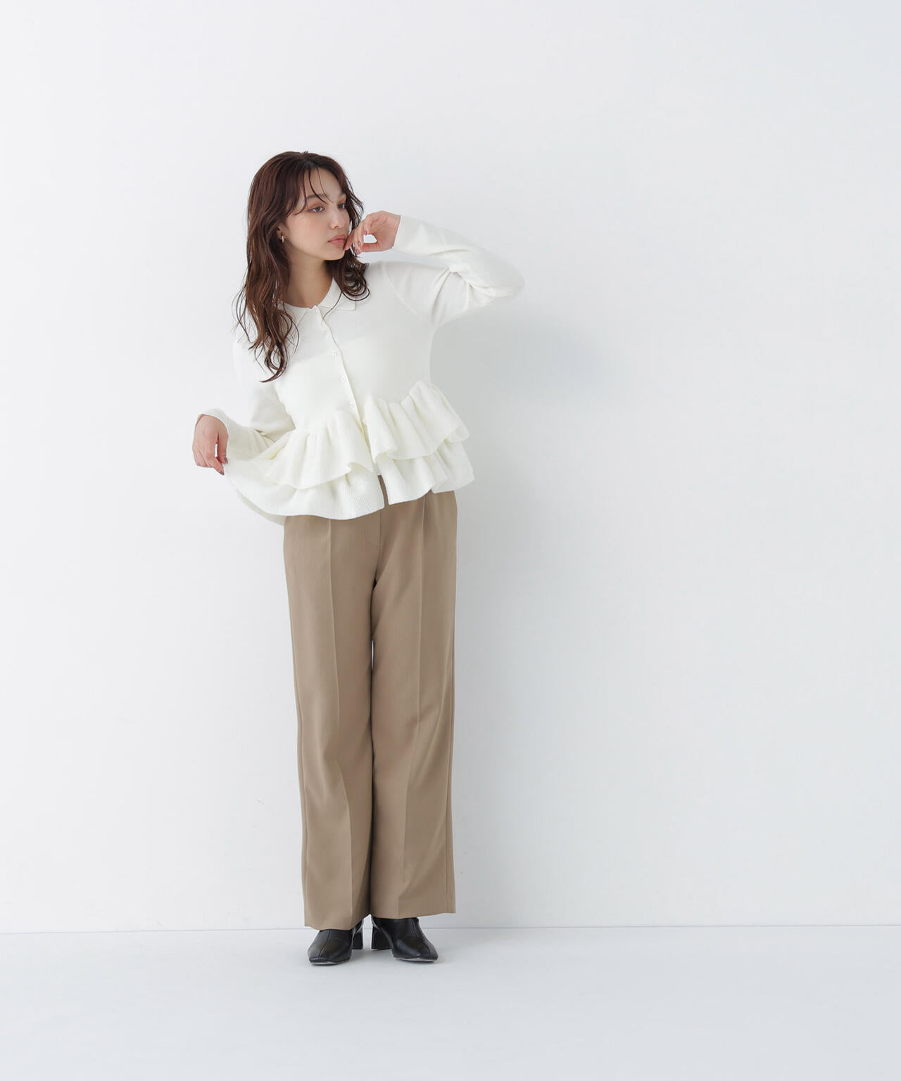 Oggi.jp・CanCam掲載＞ダブルブレスト SETUP ワイドパンツ | NATURAL