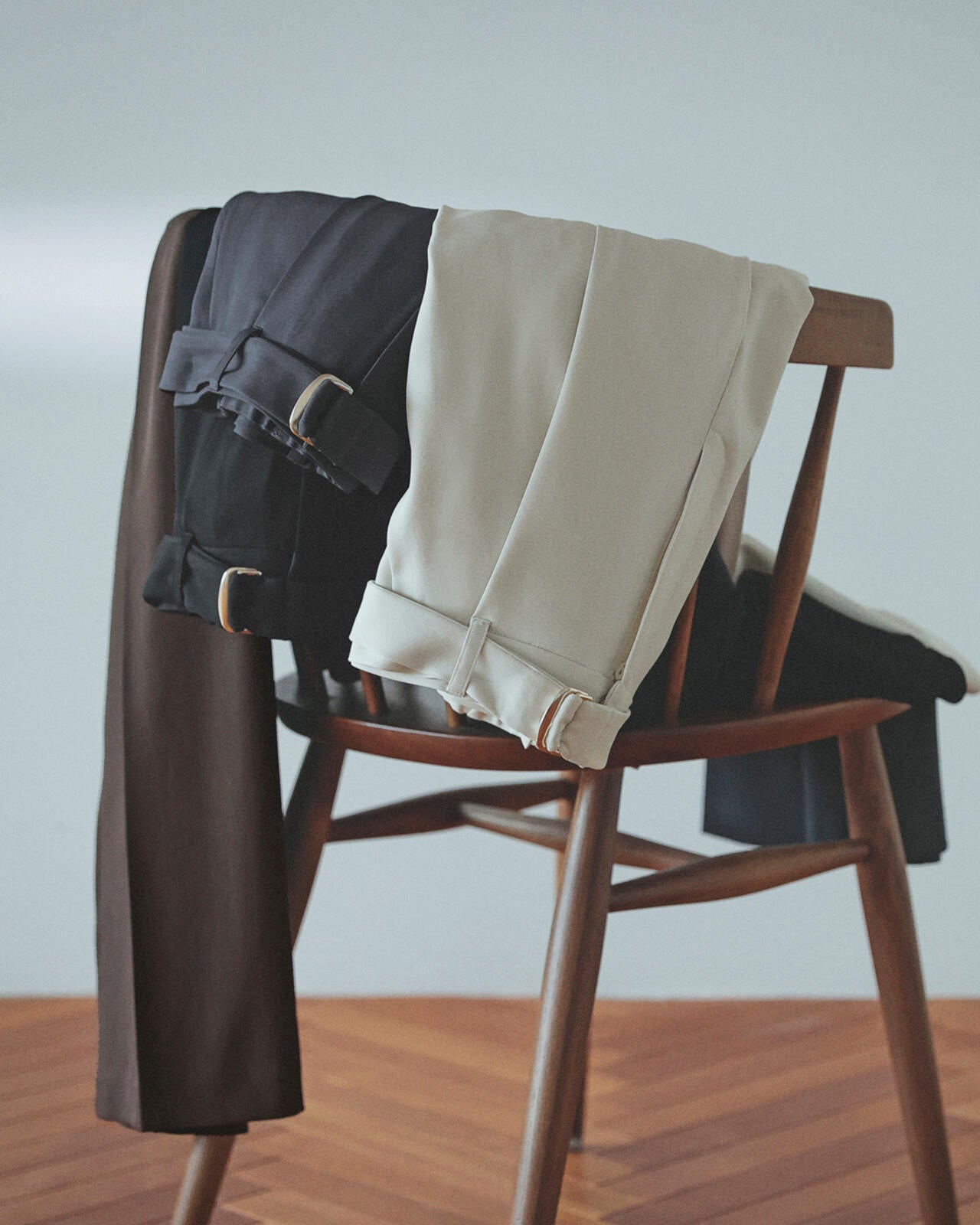 ＜ちょうど、いい服＞いつでもどこでも。ロングシーズンワイドパンツ