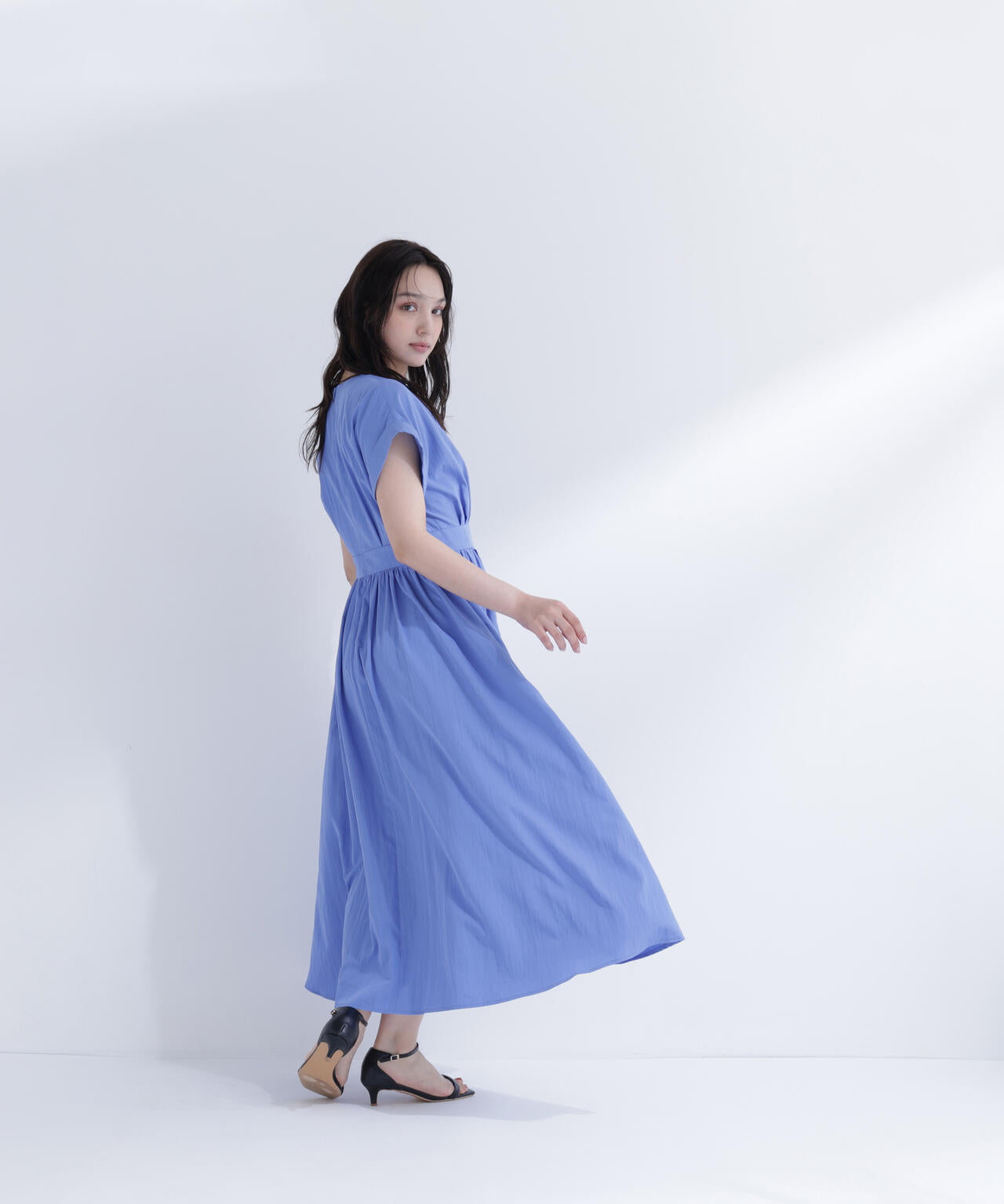 開襟フレンチワンピース | NATURAL BEAUTY BASIC（ナチュラル