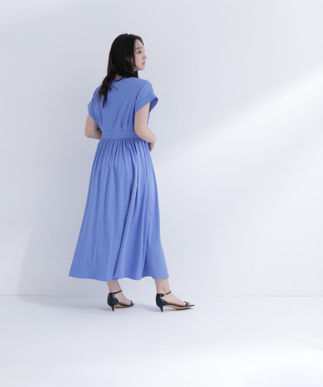 開襟フレンチワンピース | NATURAL BEAUTY BASIC（ナチュラル