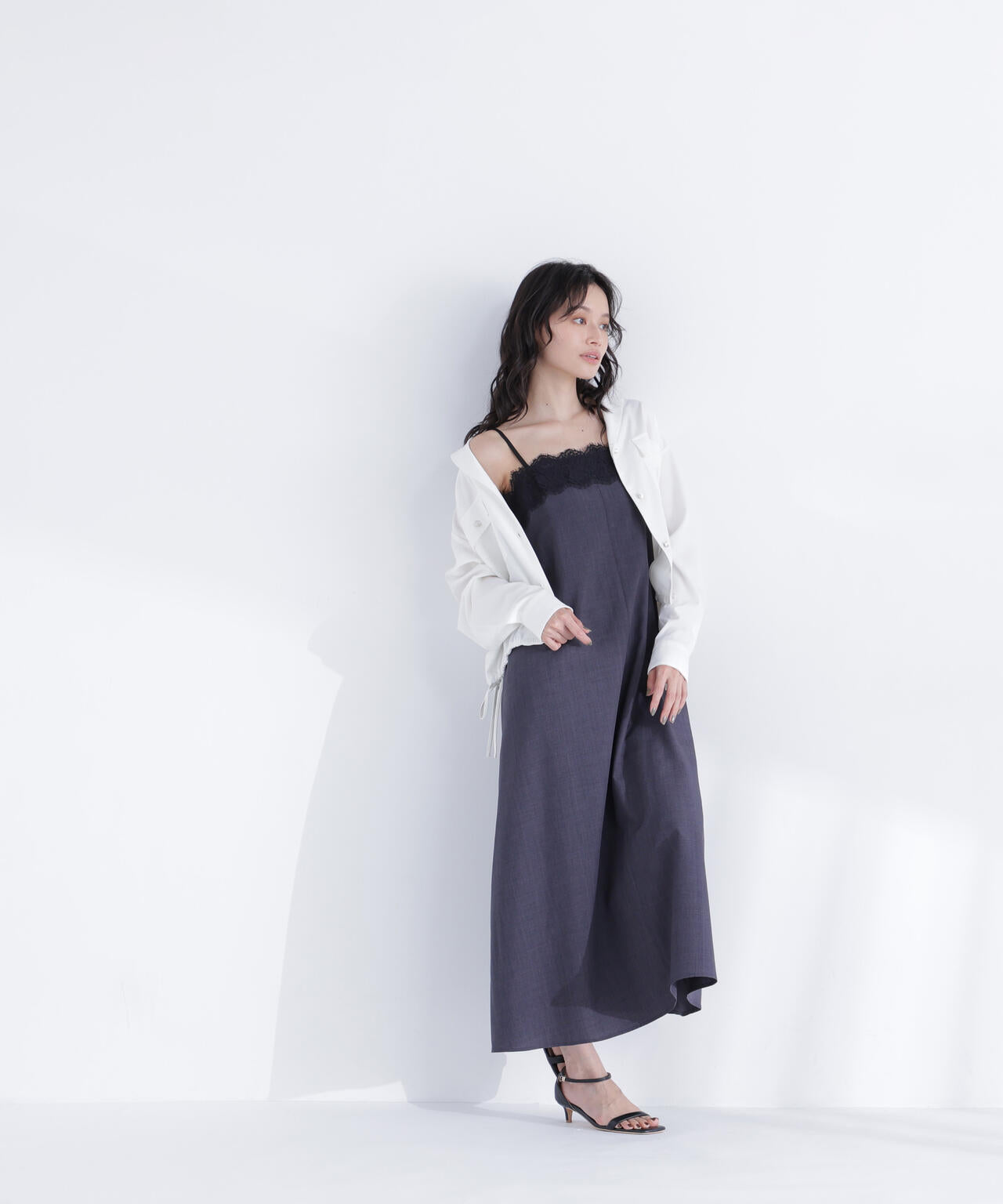 レーストリムキャミワンピース | NATURAL BEAUTY BASIC（ナチュラル