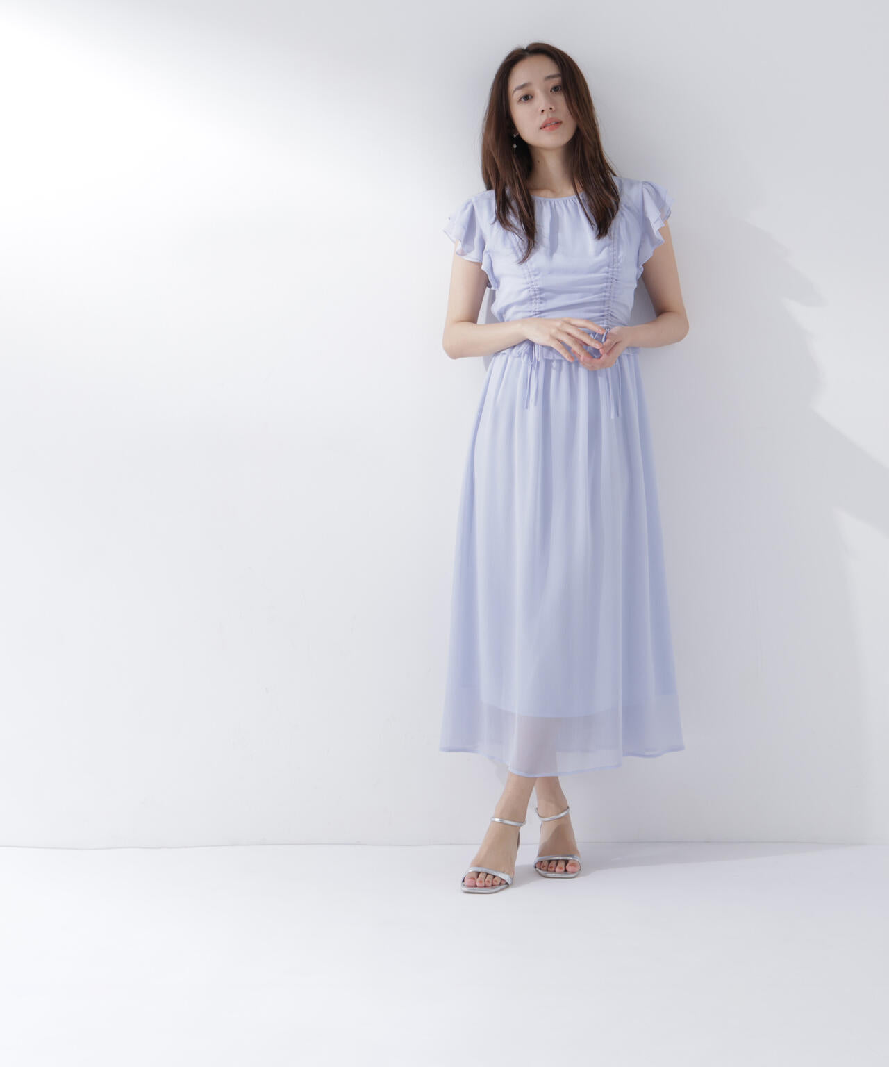 ドロストギャザー楊柳ワンピース | NATURAL BEAUTY BASIC（ナチュラル