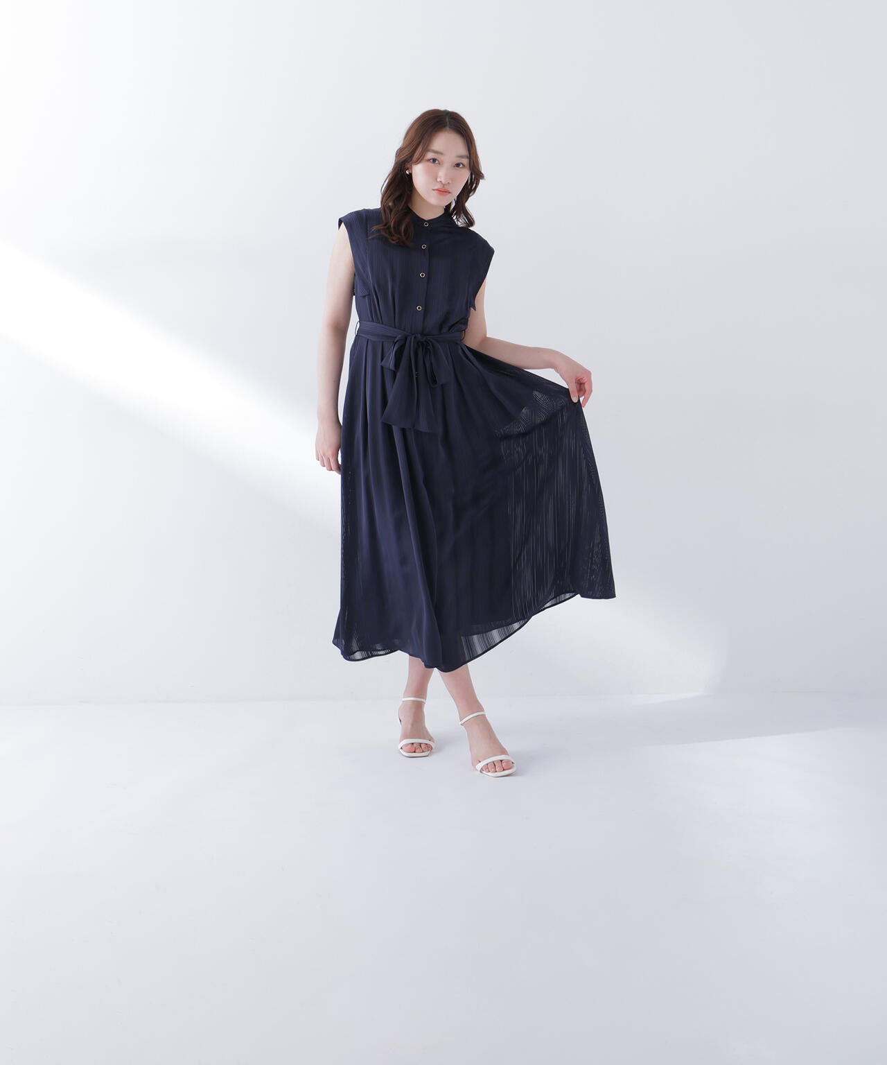 シャドーストライプワンピース | NATURAL BEAUTY BASIC（ナチュラル