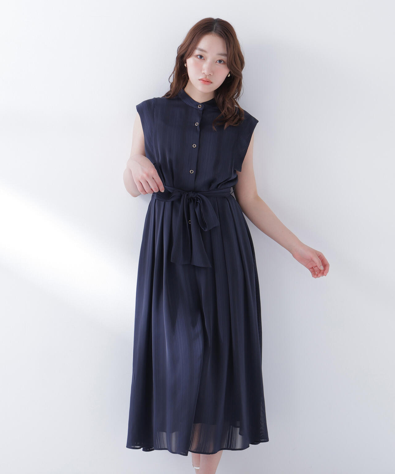 追加生産予約＞シャドーストライプワンピース | NATURAL BEAUTY BASIC
