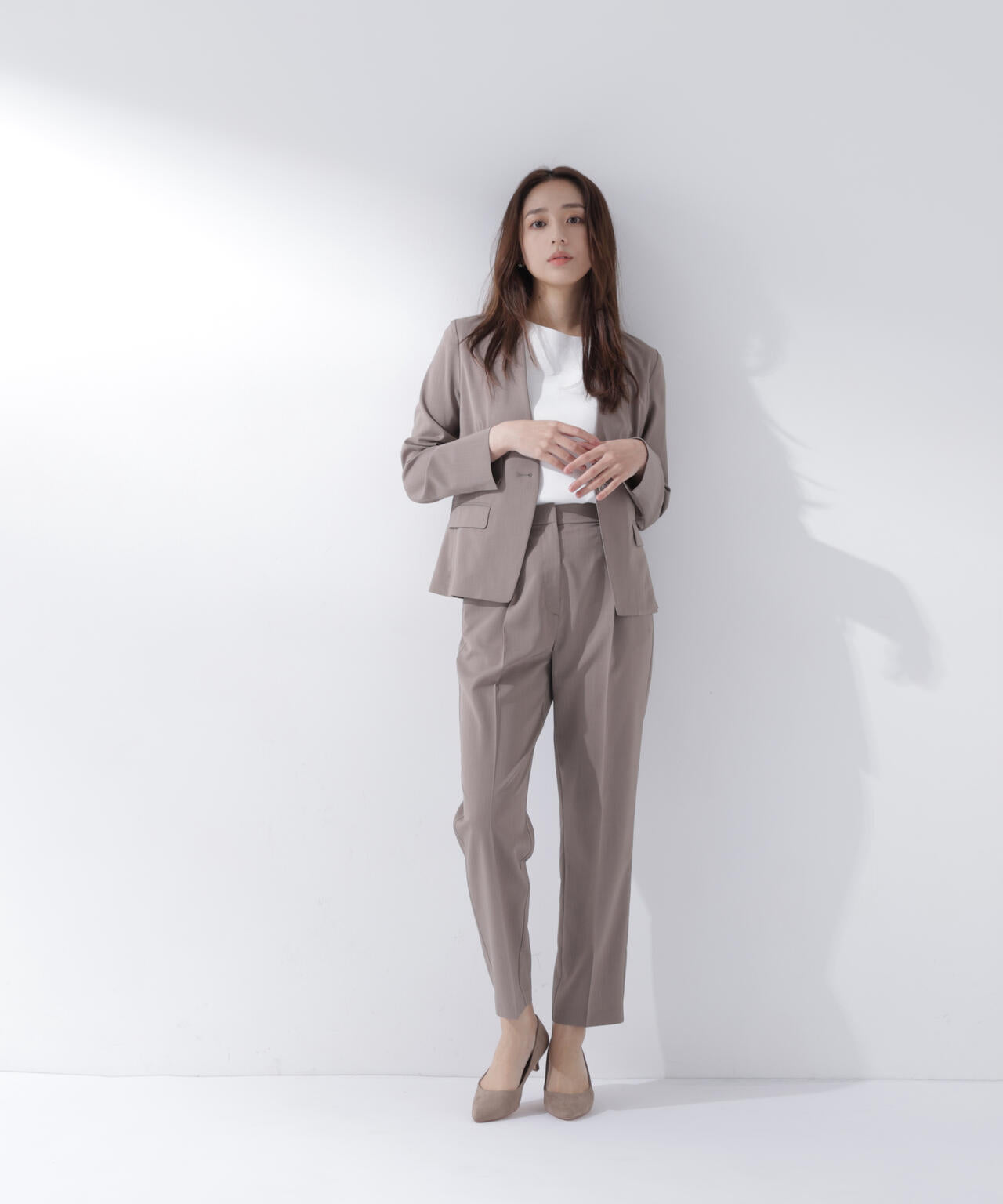 サマードライタッチ SETUP ノーカラージャケット | NATURAL BEAUTY サマードライタッチ SETUP ノーカラージャケット | NATURAL BEAUTY
