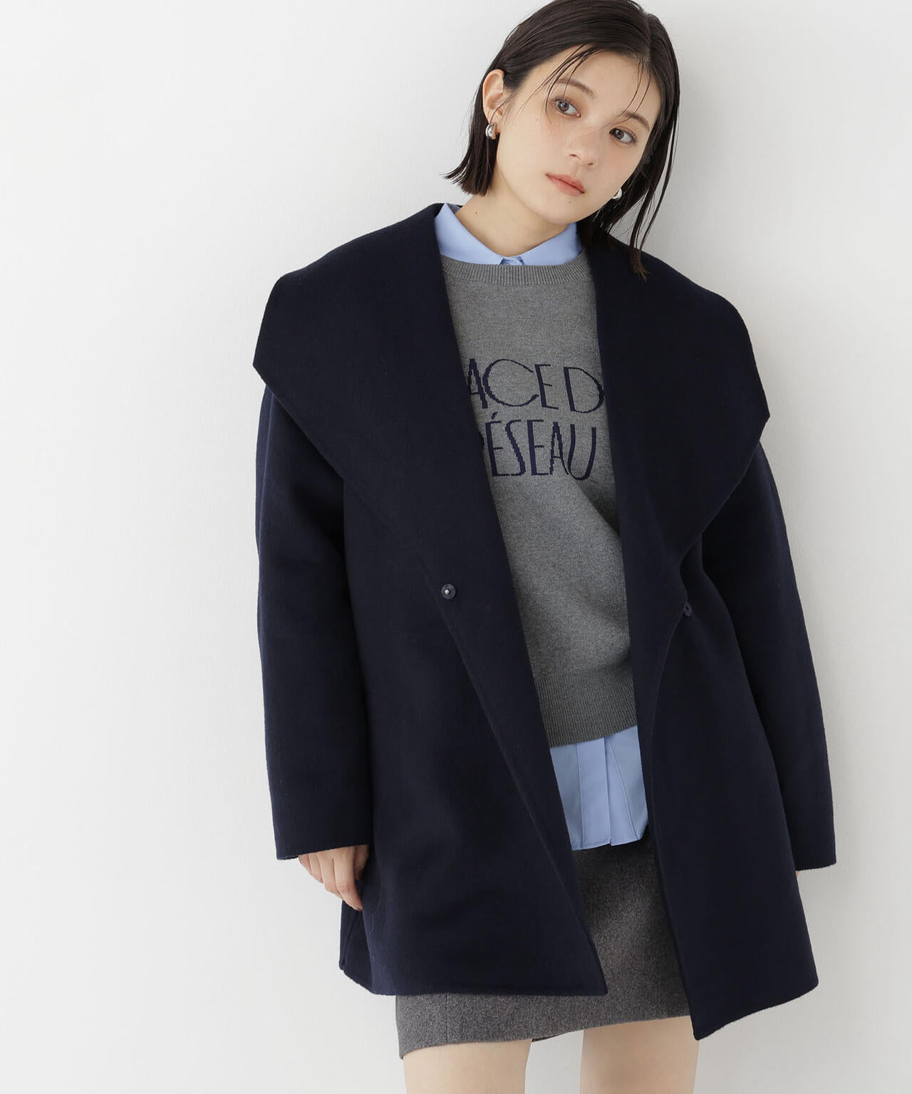 ハーフコート リバーベルテッドハーフコート | NATURAL BEAUTY BASIC（ナチュラル
