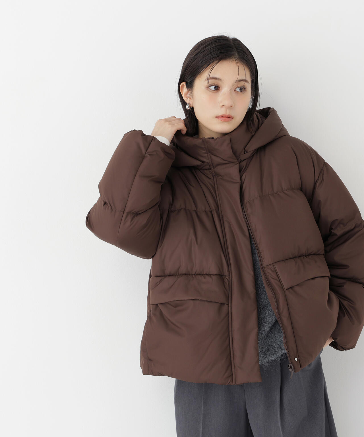 MISTERGENTLEMEN ショートダウンブラック 撥水ショートダウン | NATURAL BEAUTY BASIC（ナチュラルビューティー