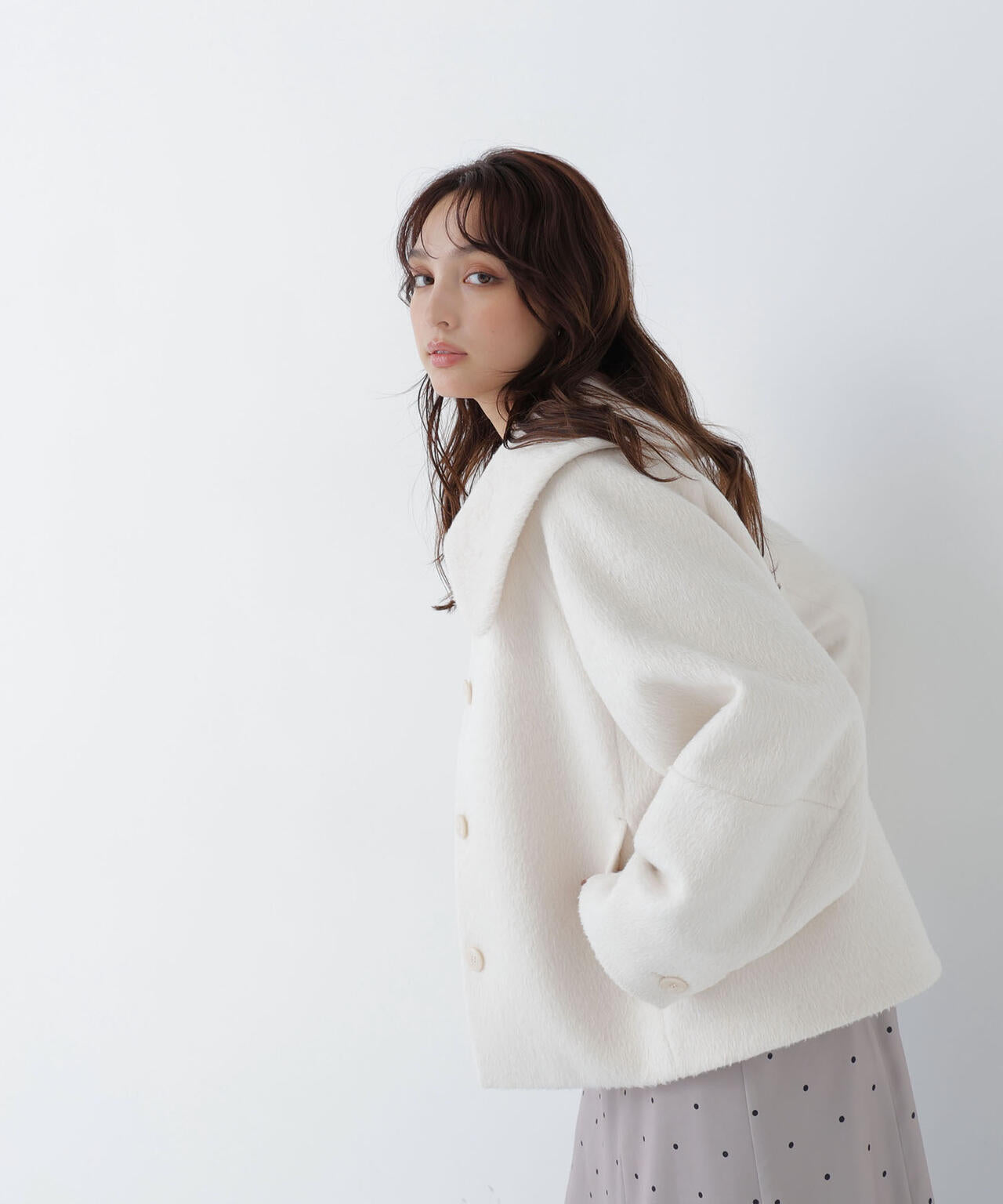 ビッグカラーシャギーコート | NATURAL BEAUTY BASIC（ナチュラル