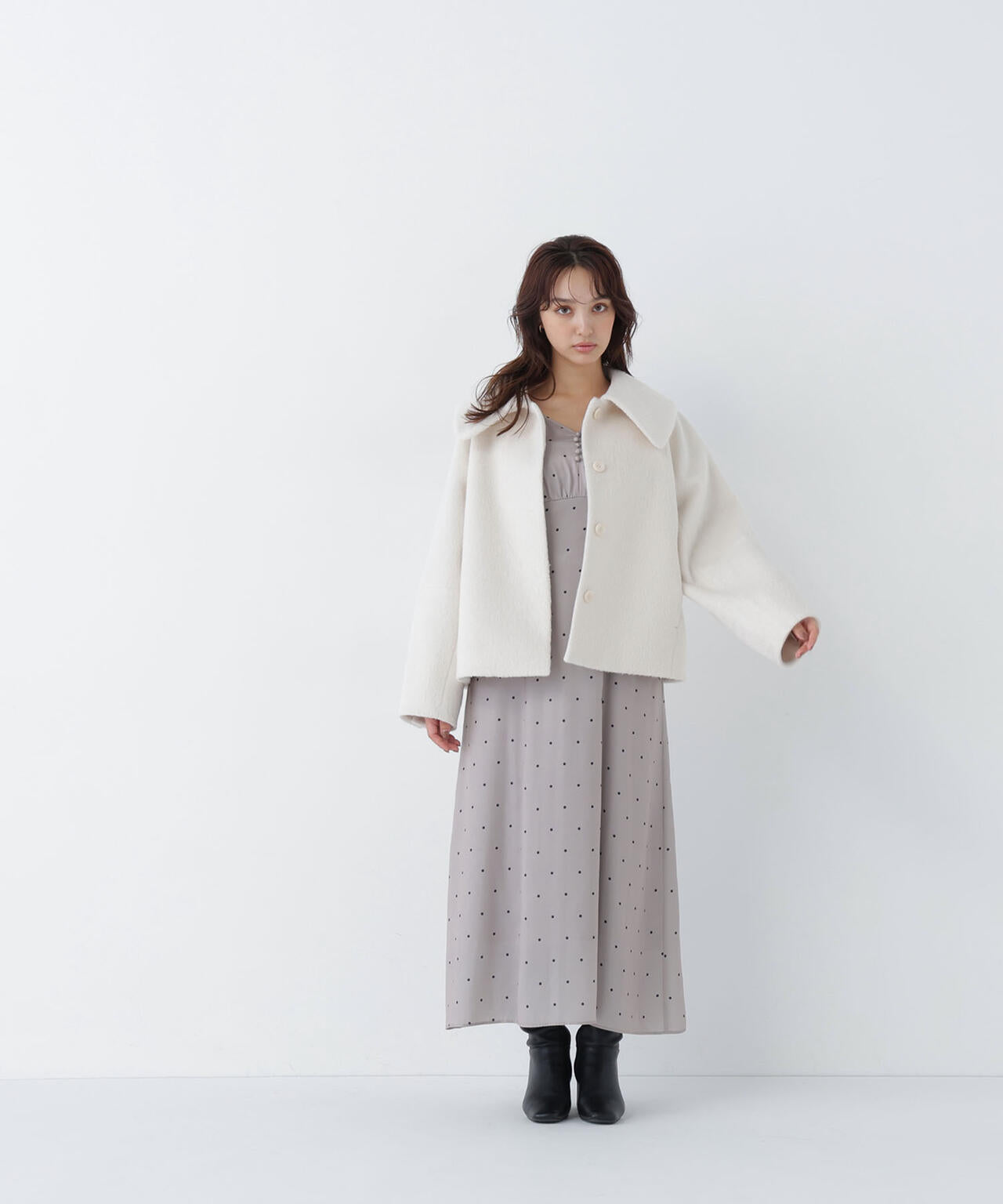 ビッグカラーシャギーコート | NATURAL BEAUTY BASIC（ナチュラル