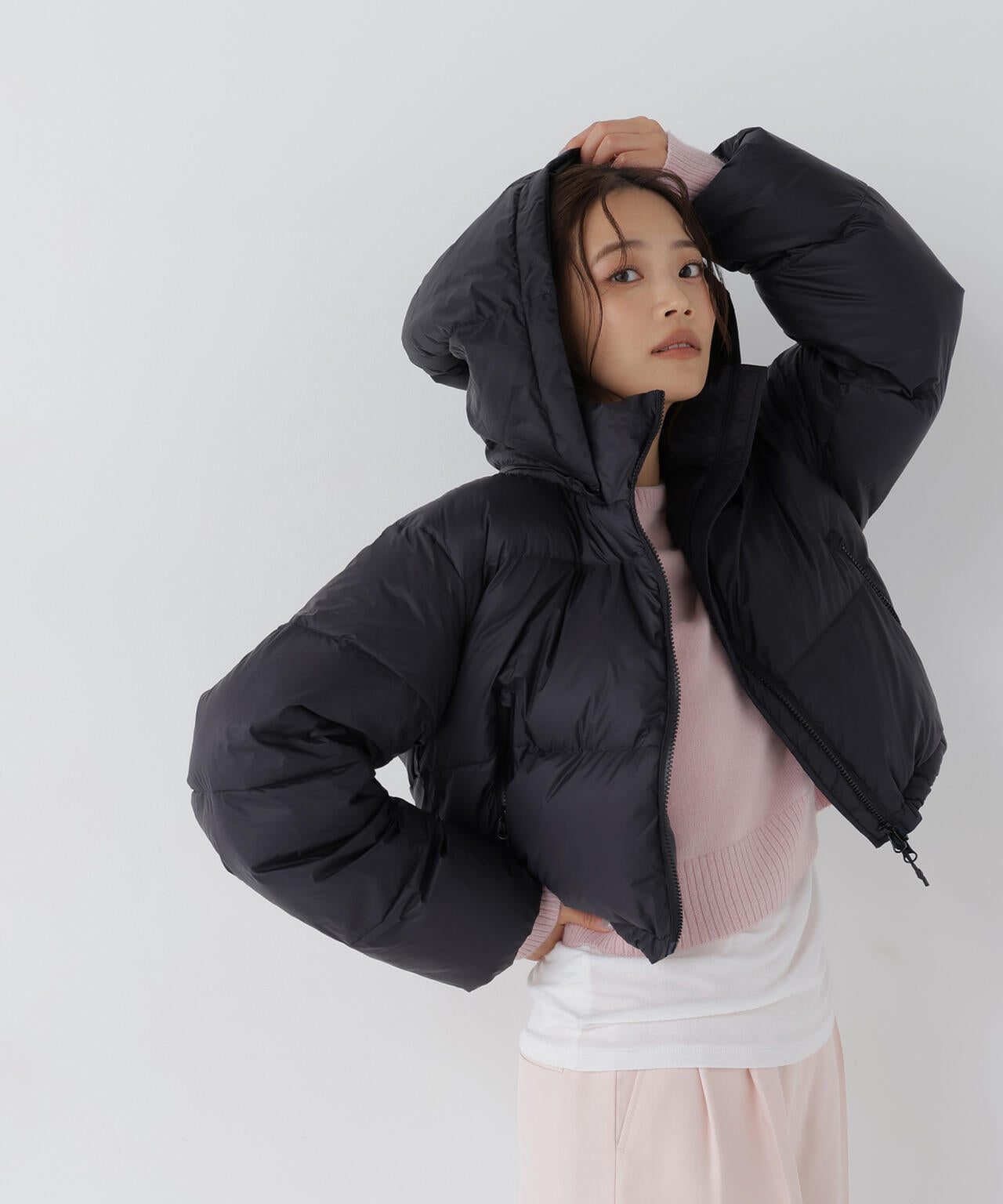 TAION別注＞ショートフードダウン | NATURAL BEAUTY BASIC（ナチュラル