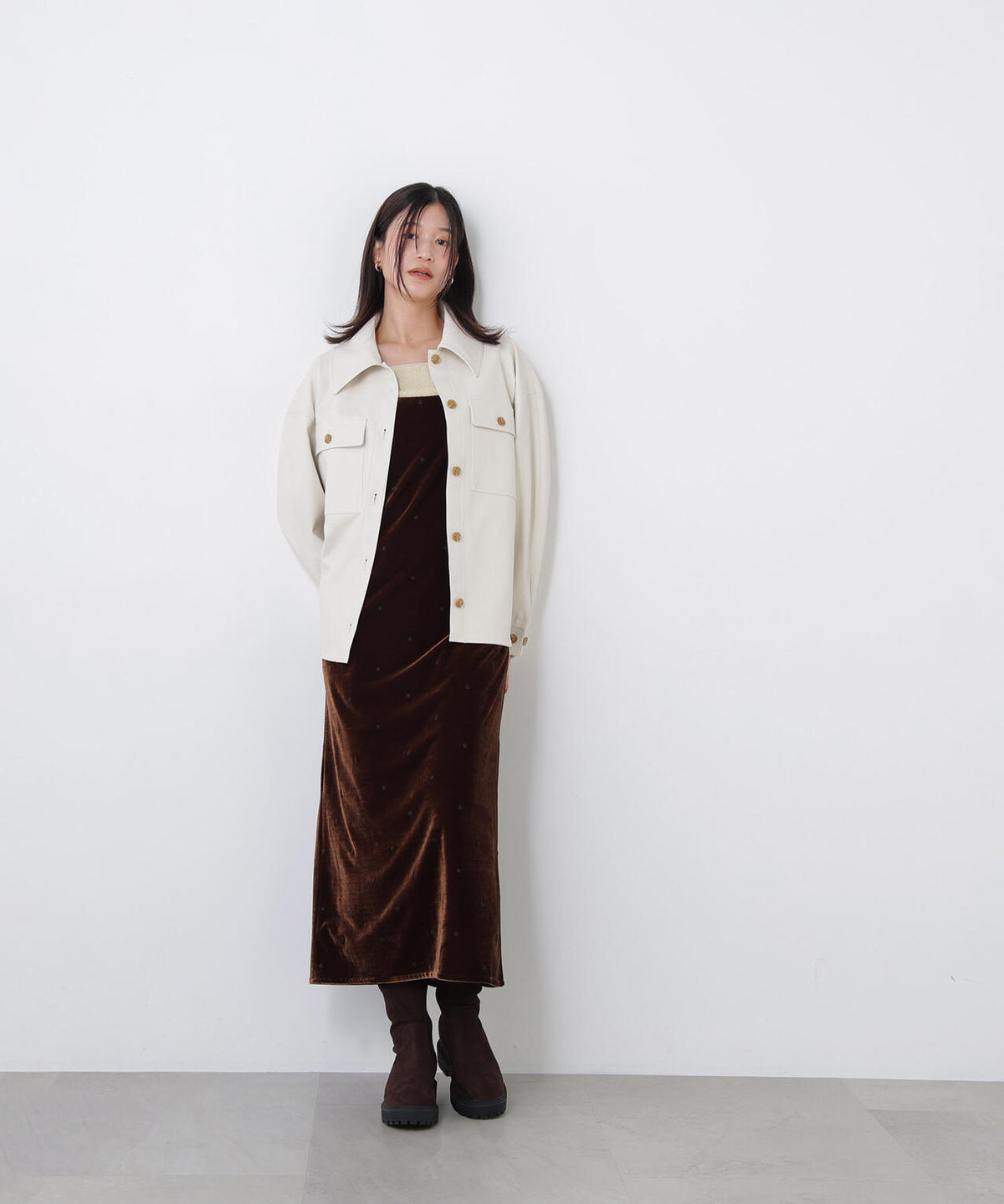 身長168ｃｍ　Ｂ82　W59　H88 着用サイズ：M