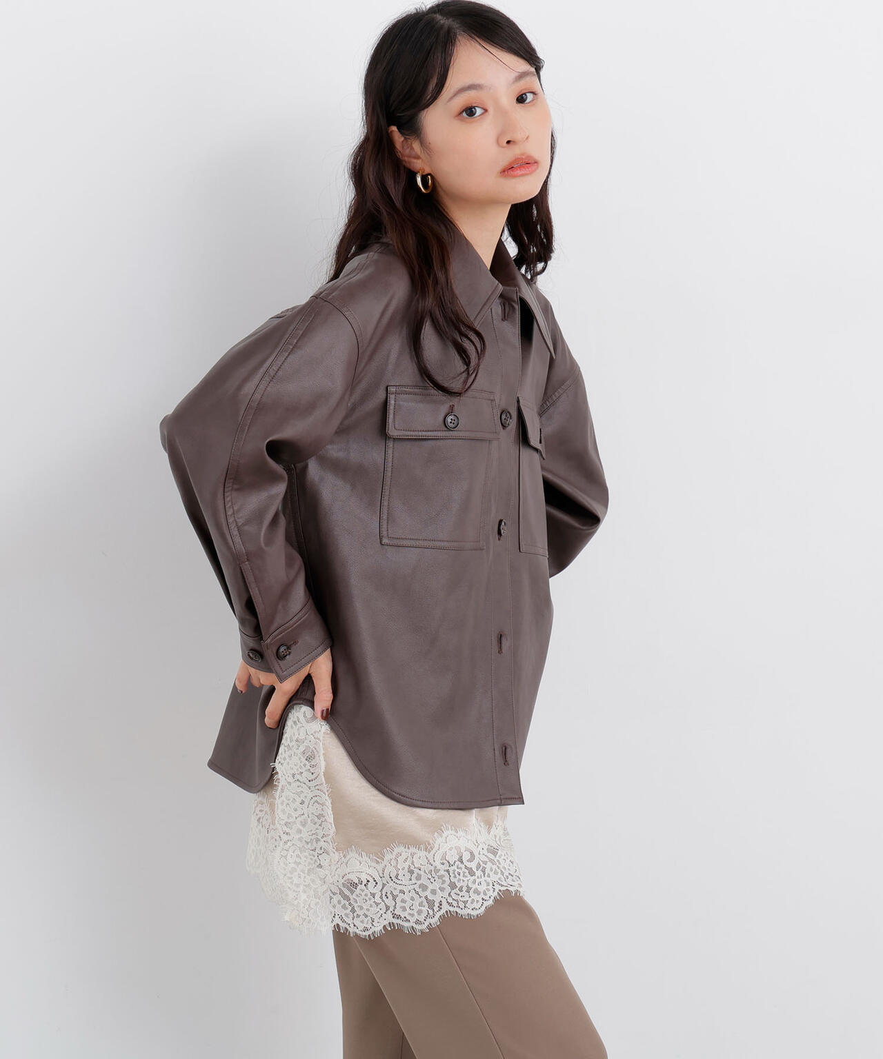 フェイクレザーCPOジャケット | N. Natural Beauty Basic*（エヌ