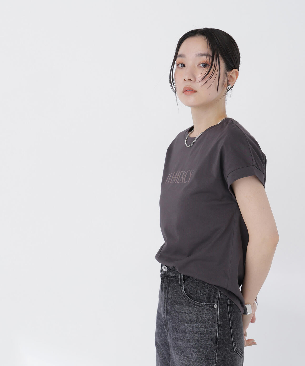フロッキーロゴTシャツ | NATURAL BEAUTY BASIC（ナチュラル