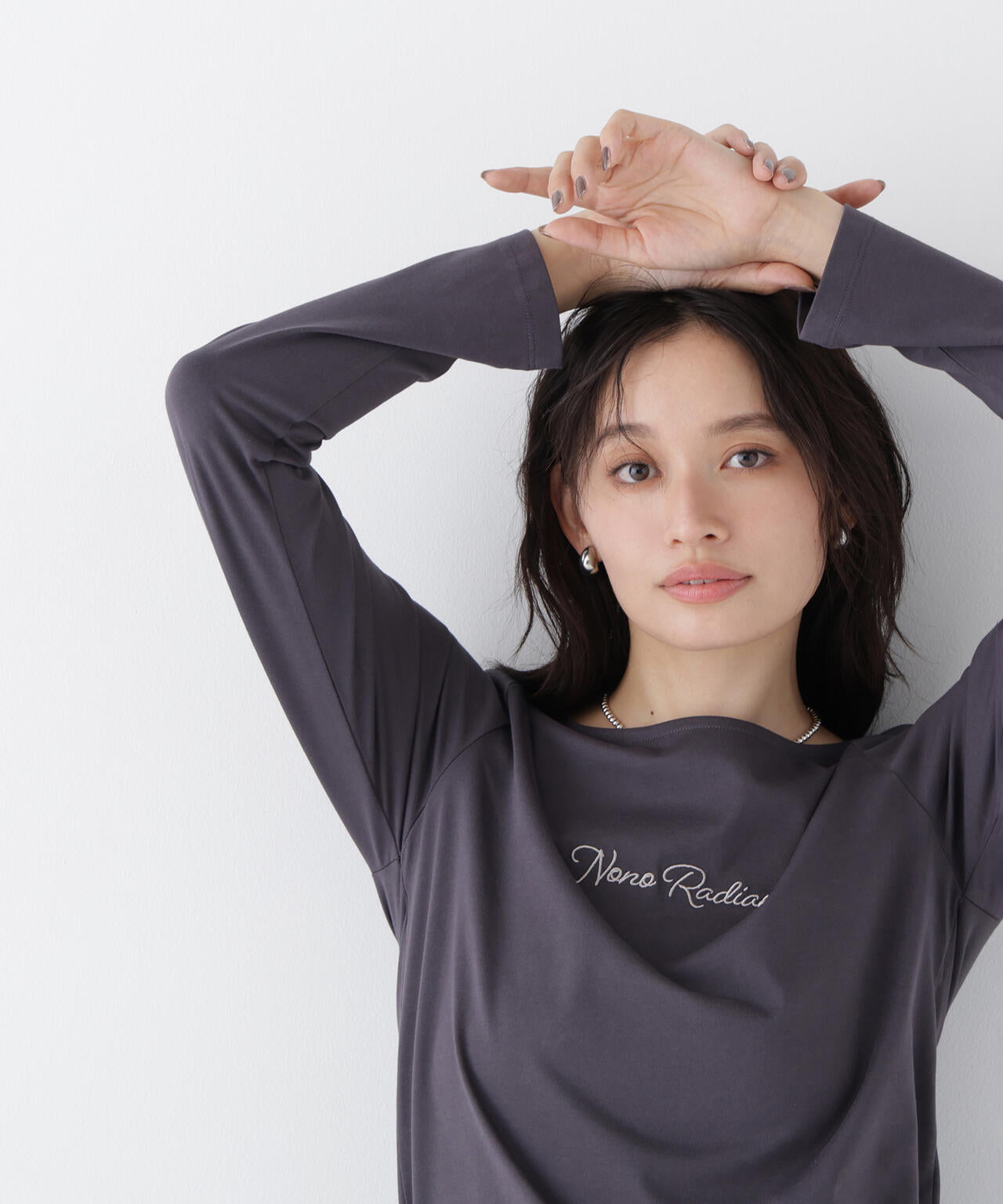 刺繍ロゴロンT | NATURAL BEAUTY BASIC（ナチュラルビューティー