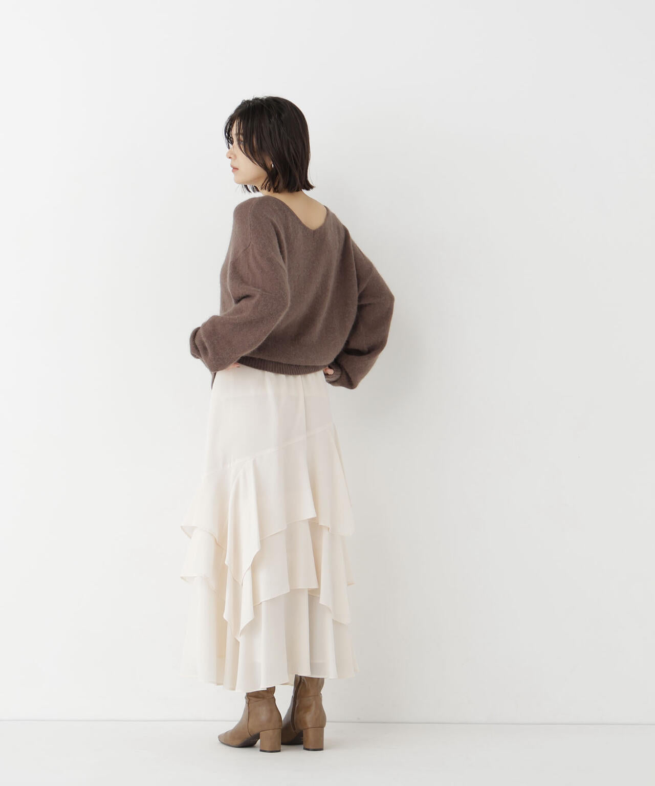 未使用に近い★FOXEY/ ニットトップ フォーチューンクローバー2WAY 38 FOXブレンドニットシリーズ 前後2wayニット | NATURAL BEAUTY BASIC