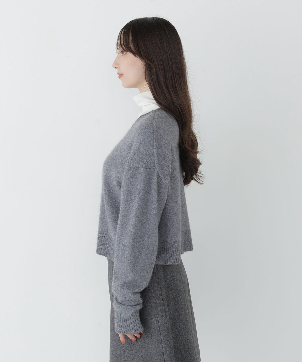 ＜ちょうど、いい服＞毎日着惚れるクロップドニット