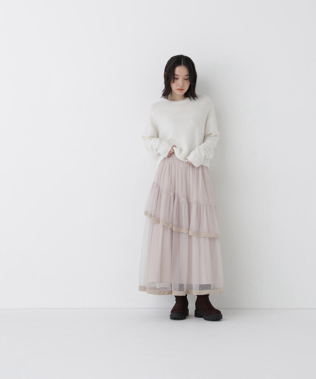 ＜ちょうど、いい服＞毎日着惚れるクロップドニット