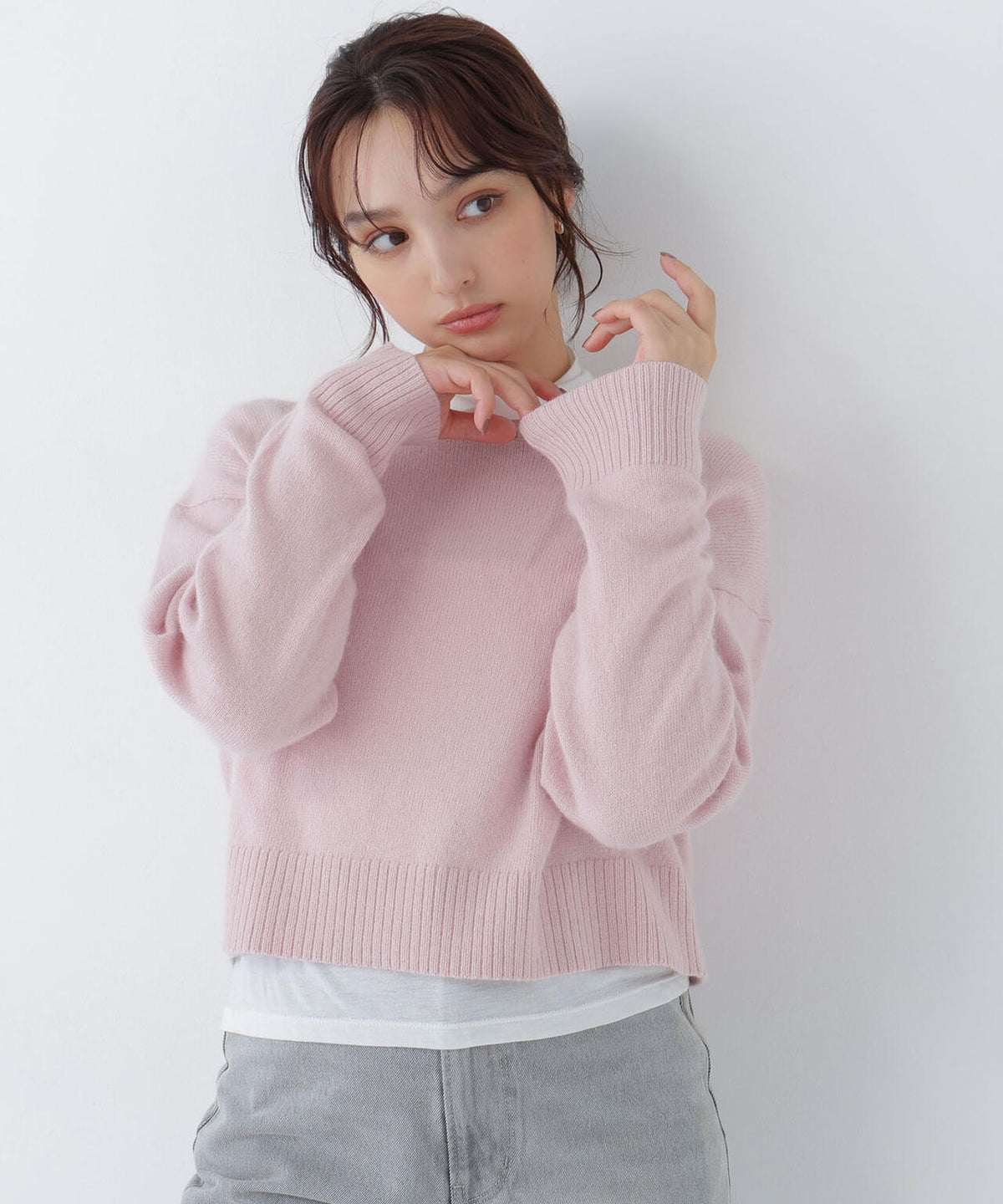 ＜ちょうど、いい服＞毎日着惚れるクロップドニット