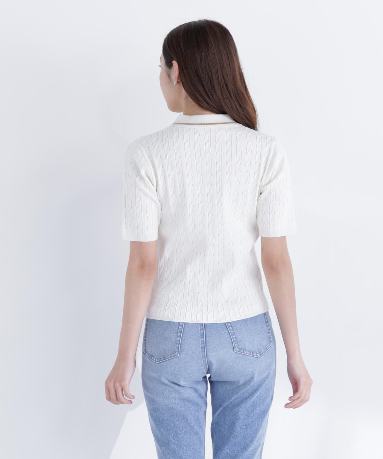 ケーブルポロニット | NATURAL BEAUTY BASIC（ナチュラルビューティー